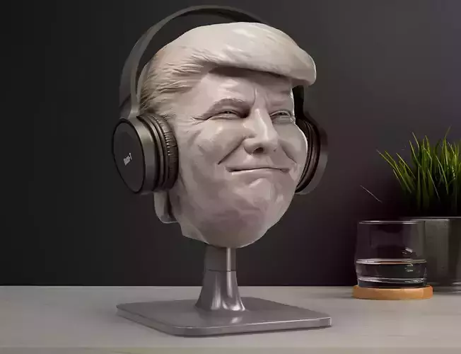 Donald Trump Headphone Stand  3D print model