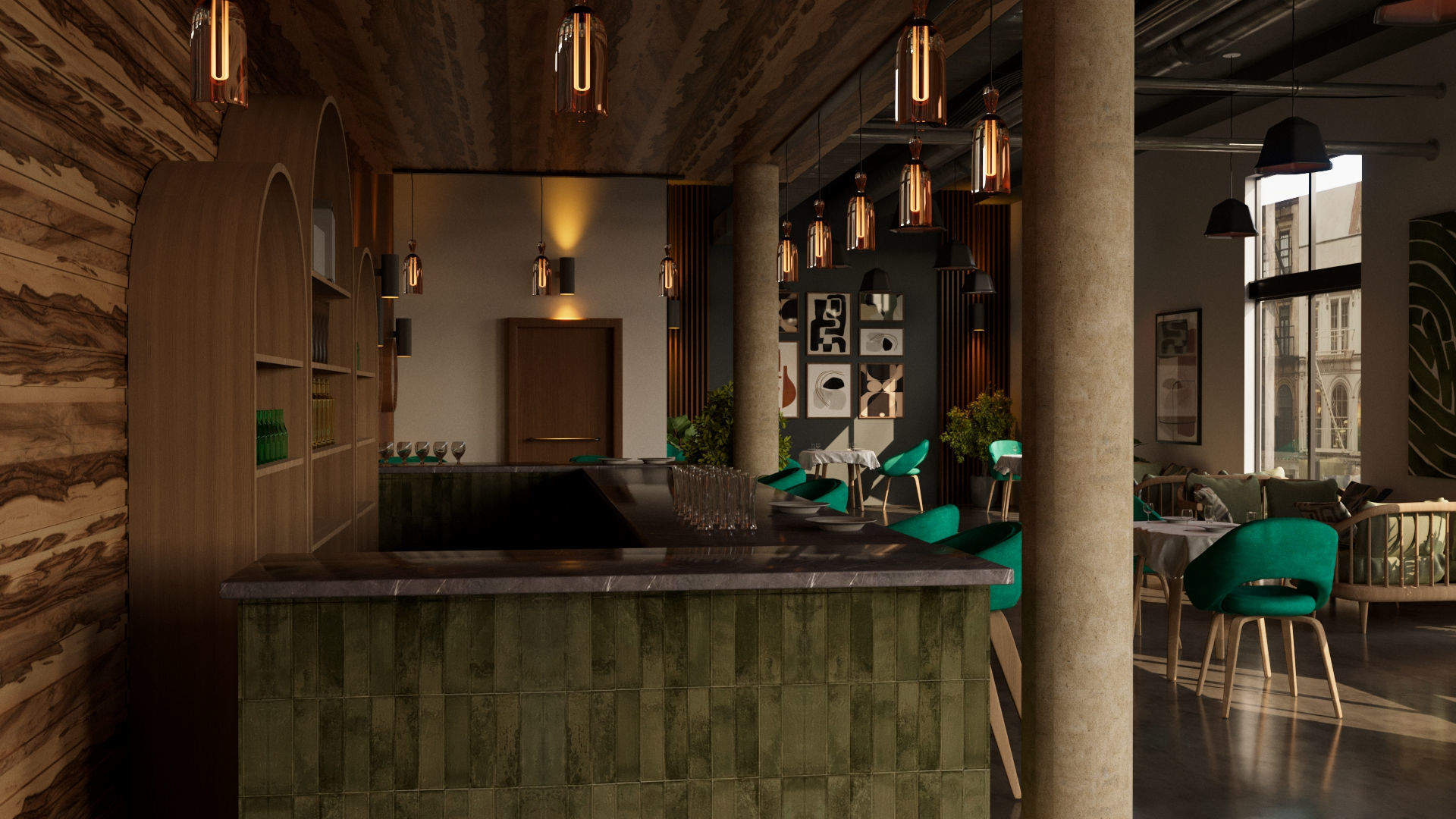 La Valse Restaurant and Coffee Shop 3D model_14