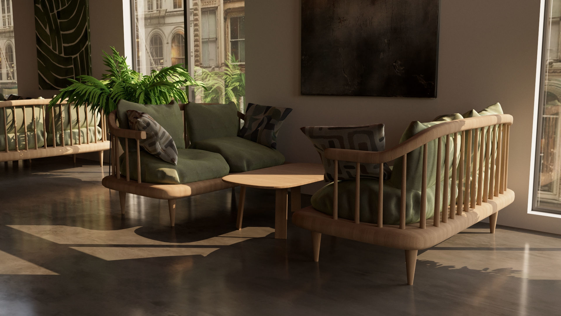 La Valse Restaurant and Coffee Shop 3D model_11