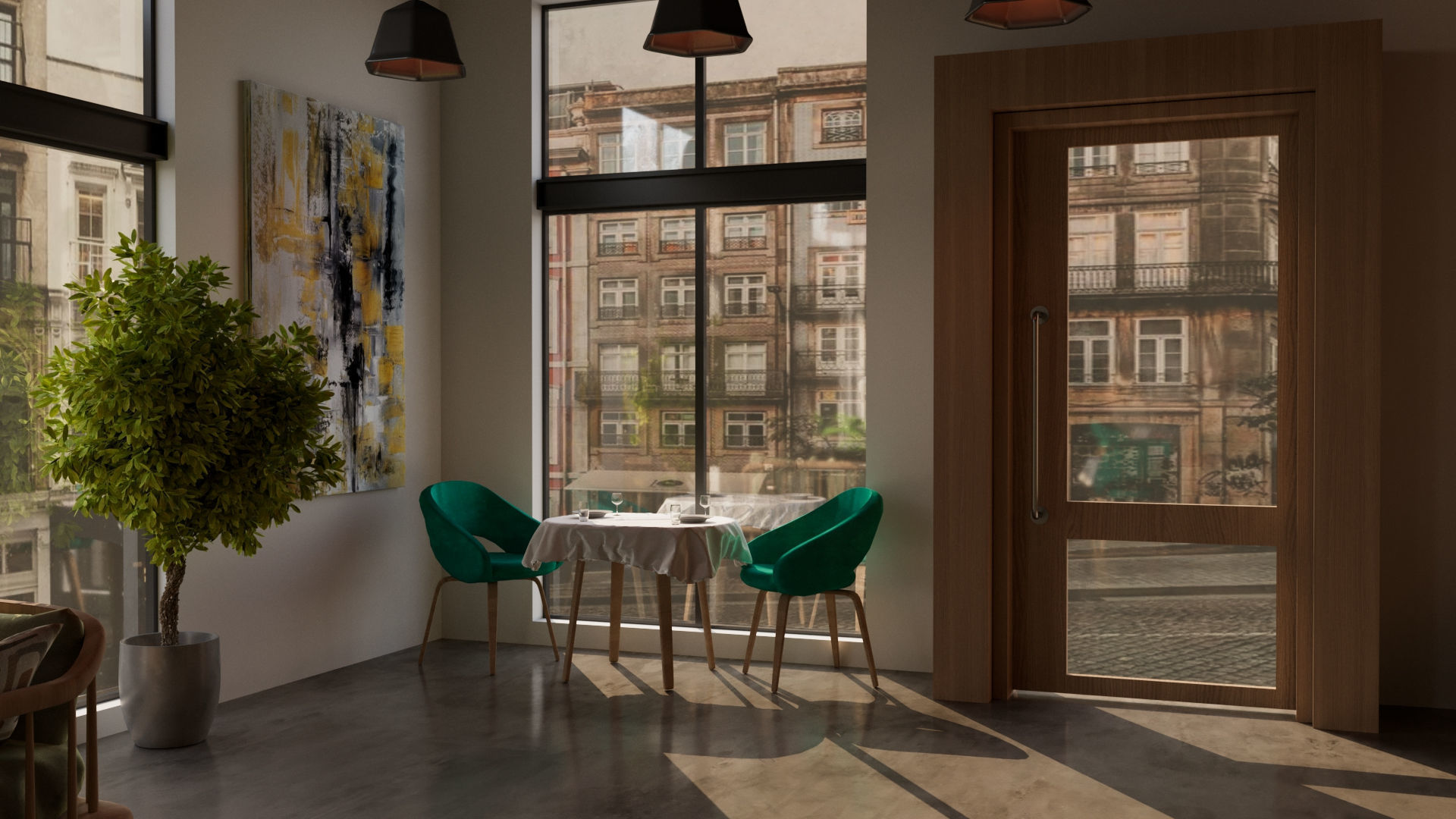 La Valse Restaurant and Coffee Shop 3D model_10