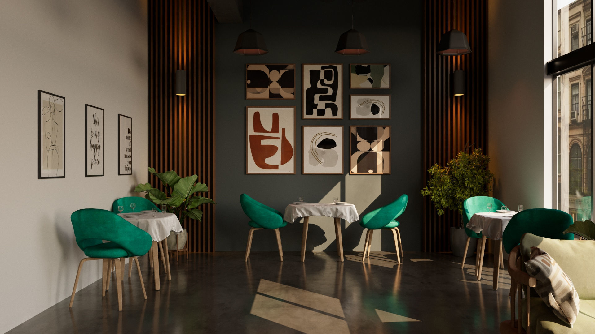 La Valse Restaurant and Coffee Shop 3D model_7