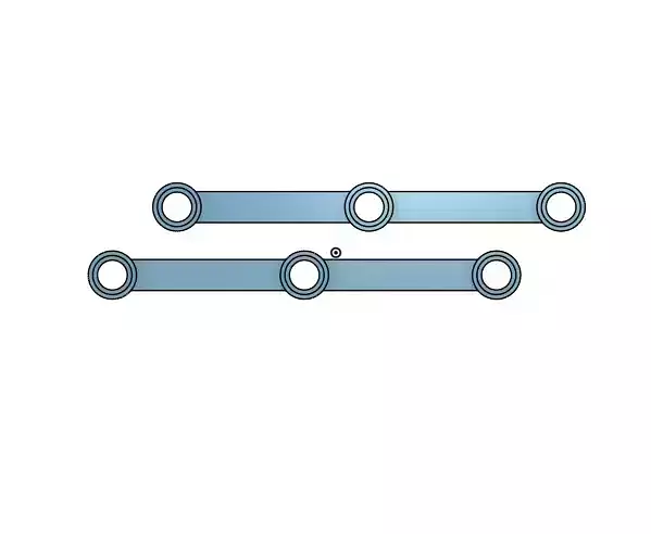 lego connecting rods Free 3D print model