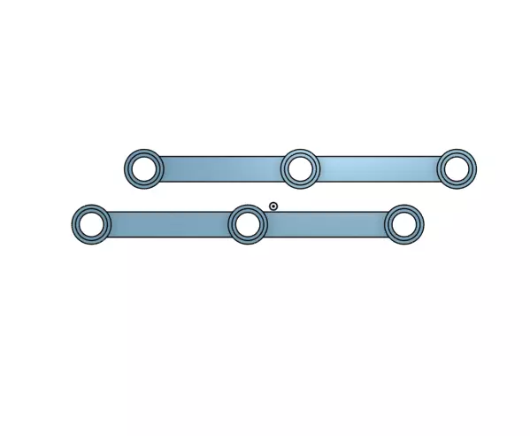 lego connecting rods Free 3D print model