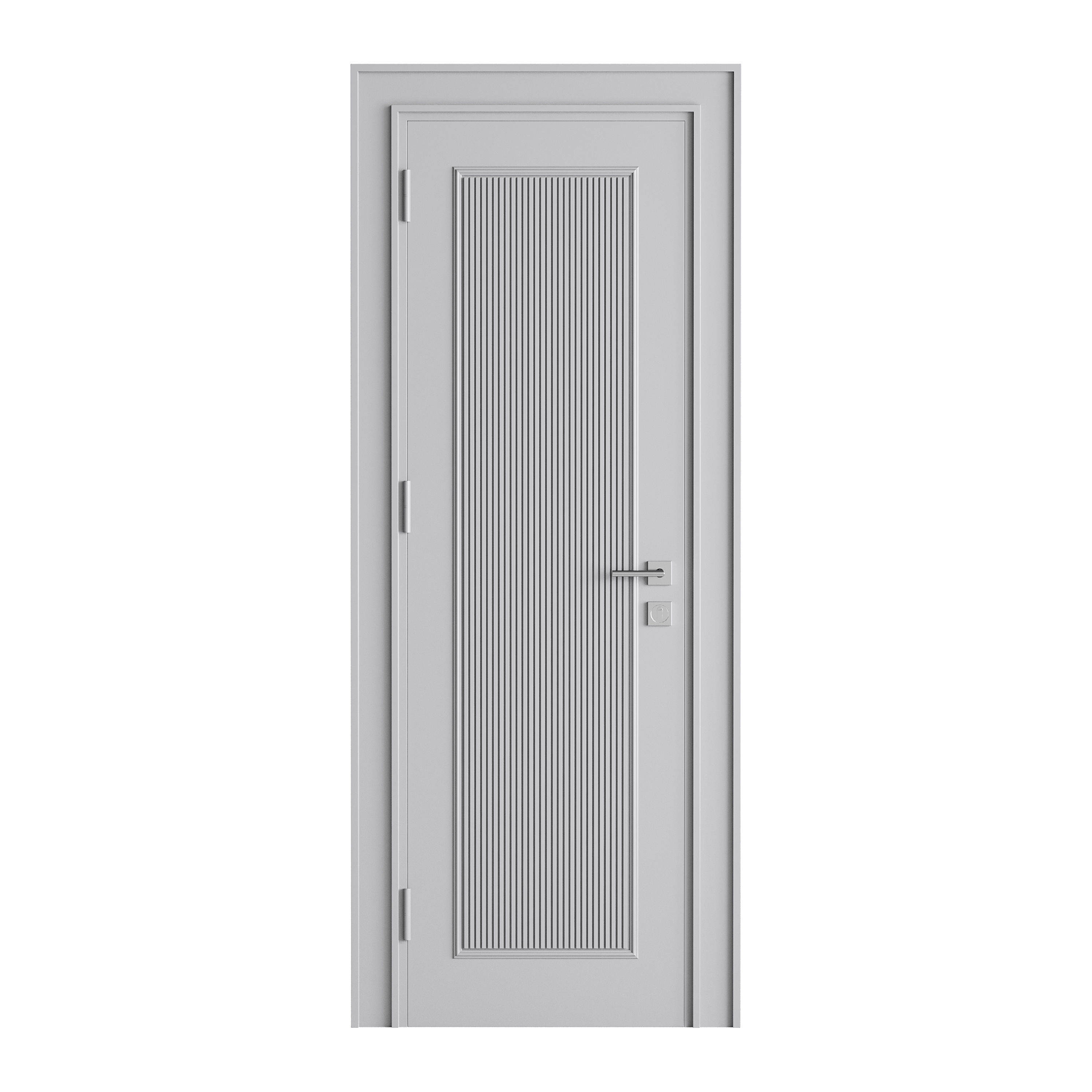 Modern entrance door 13 3D model_2