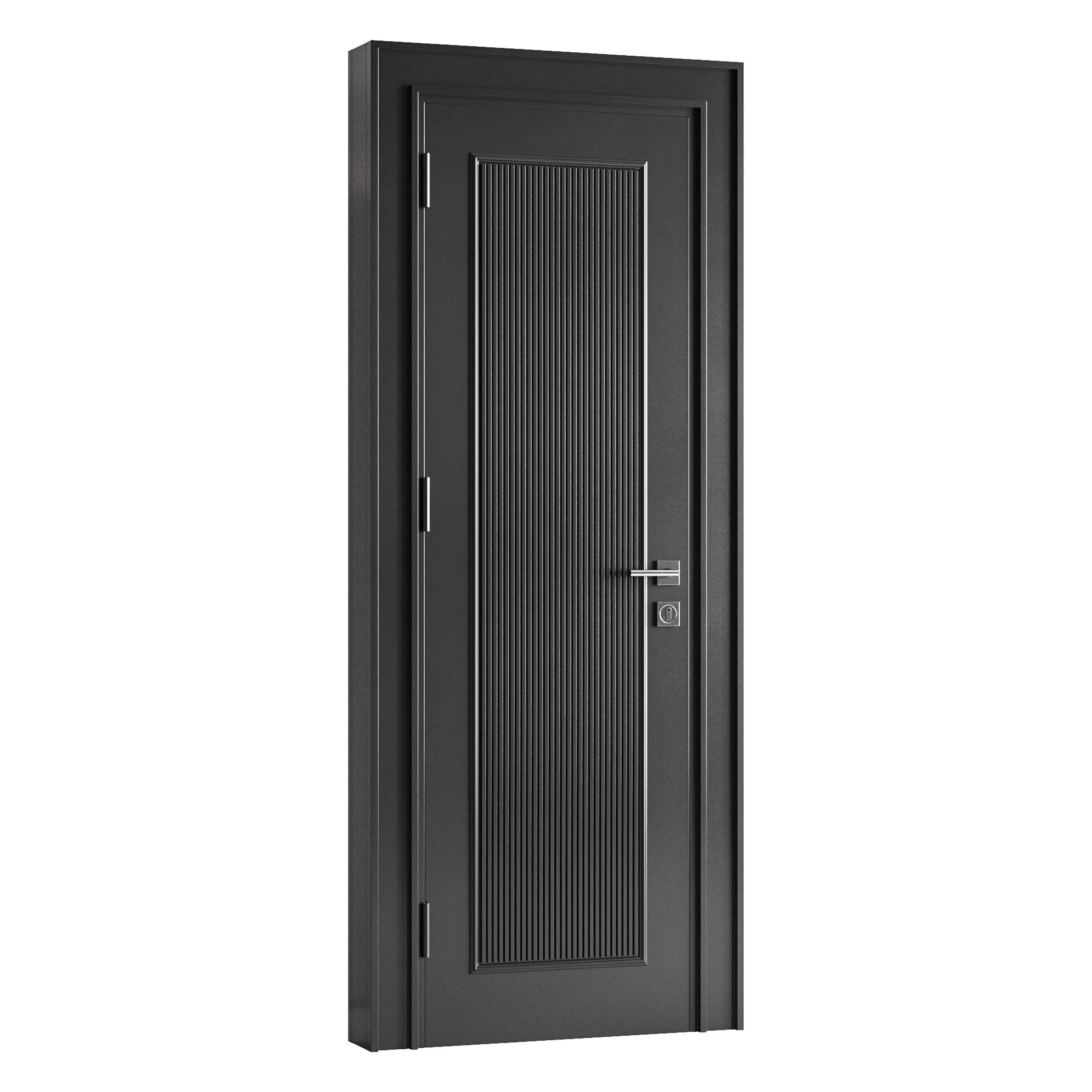 Modern entrance door 13 3D model_9