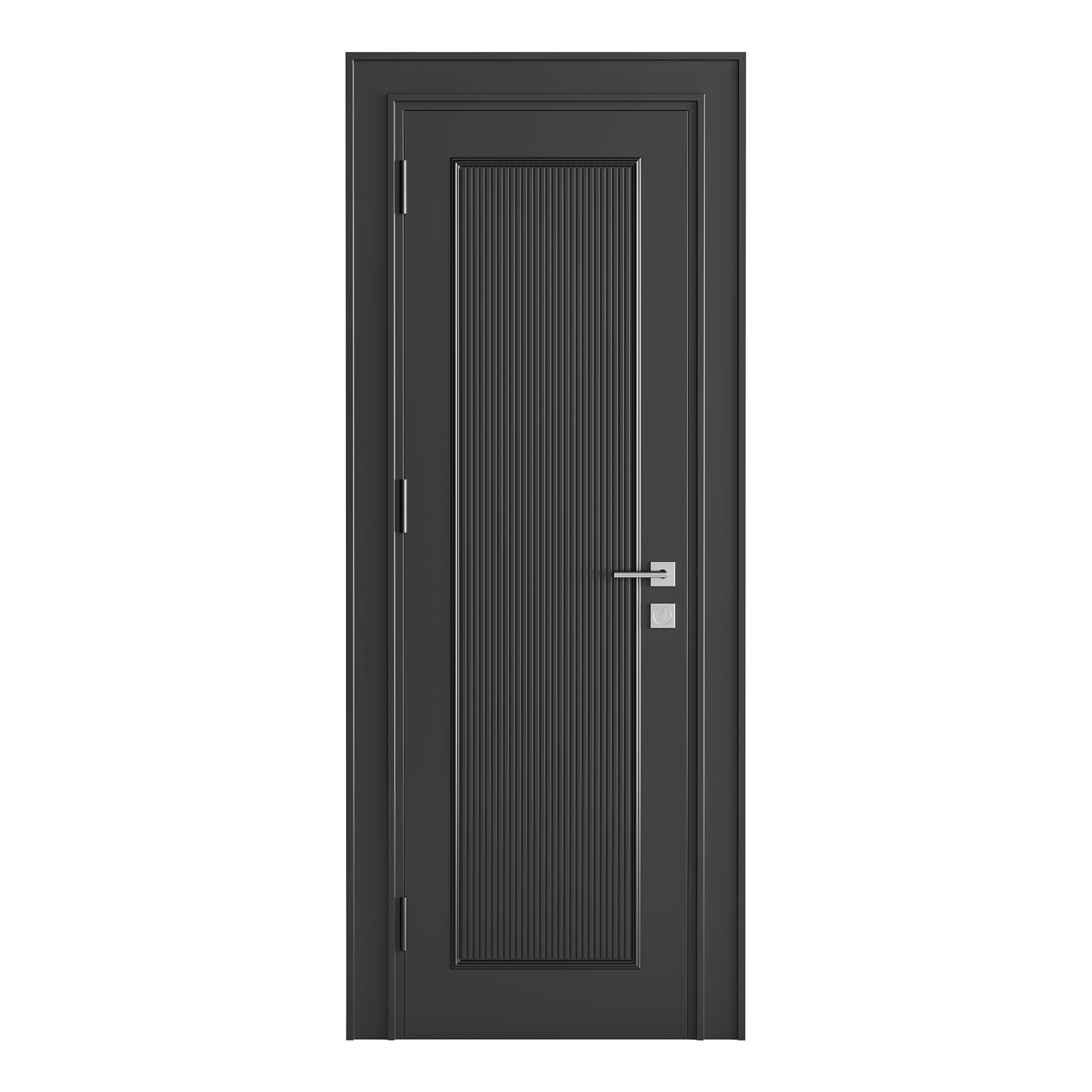 Modern entrance door 13 3D model_1