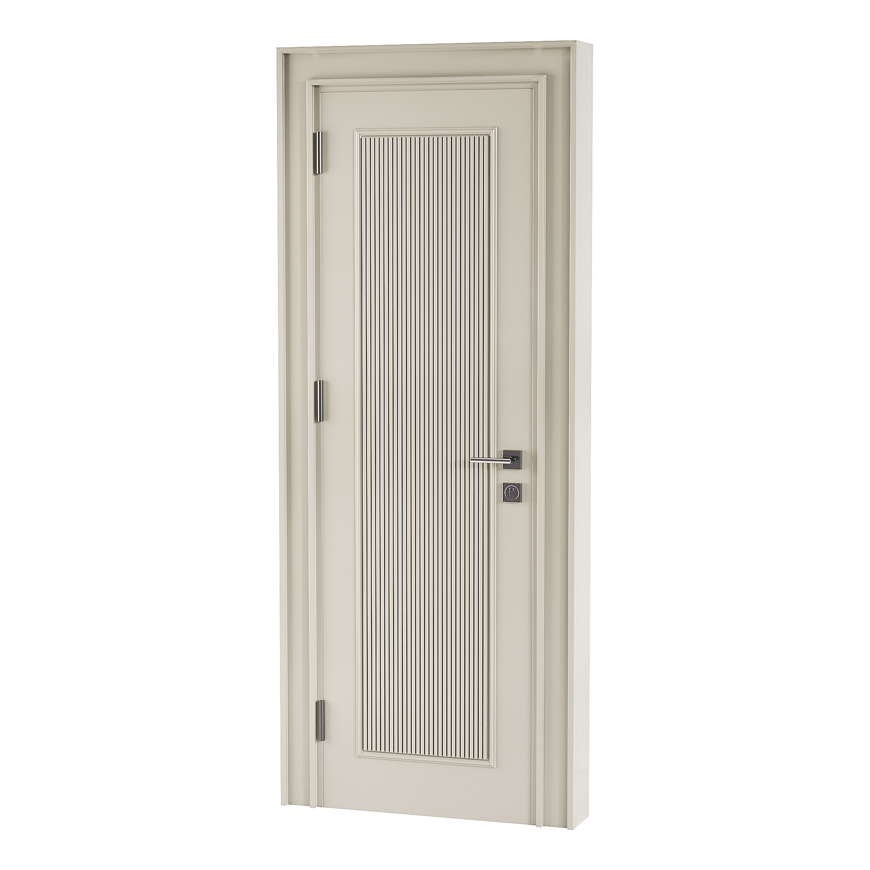 Modern entrance door 13 3D model_7