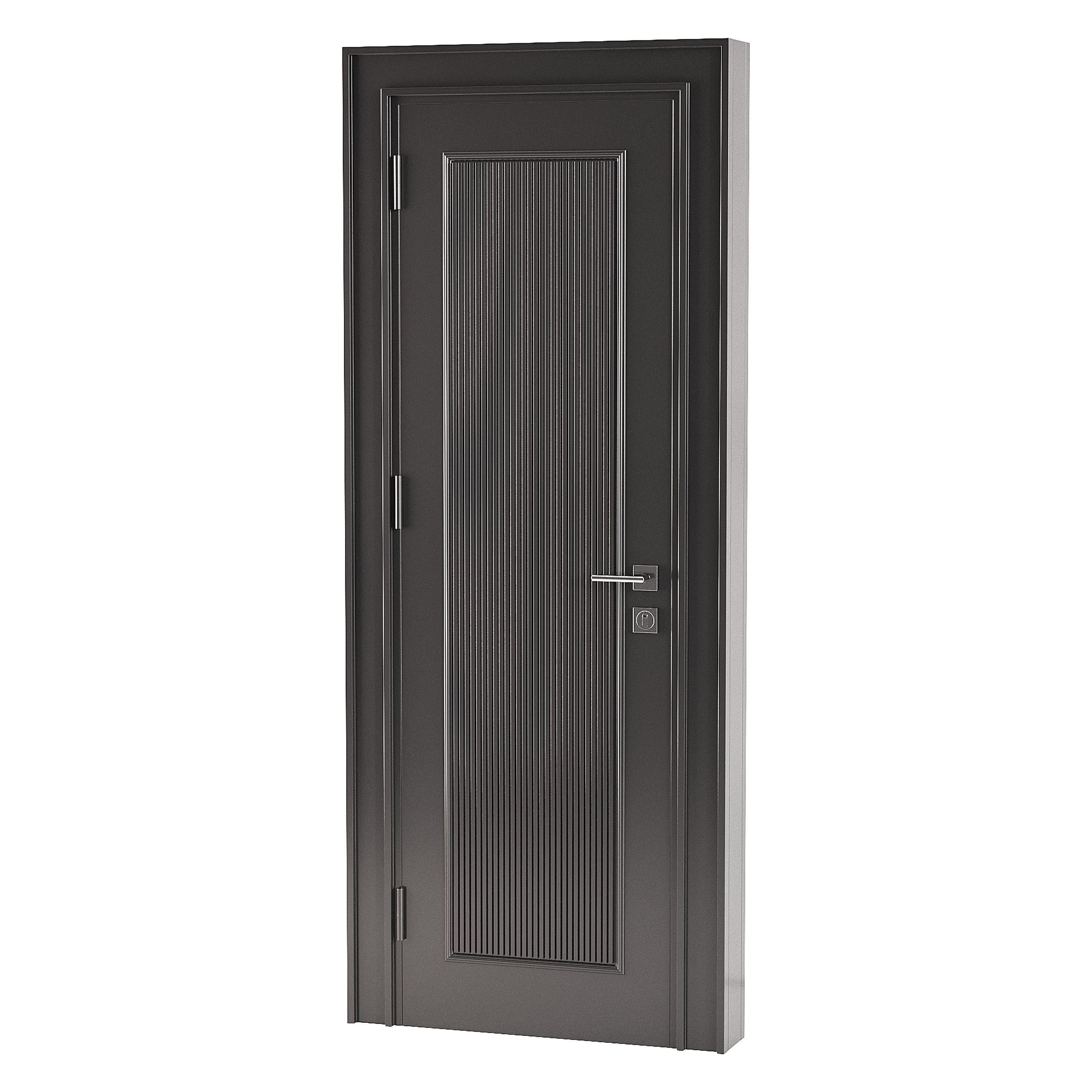 Modern entrance door 13 3D model_4