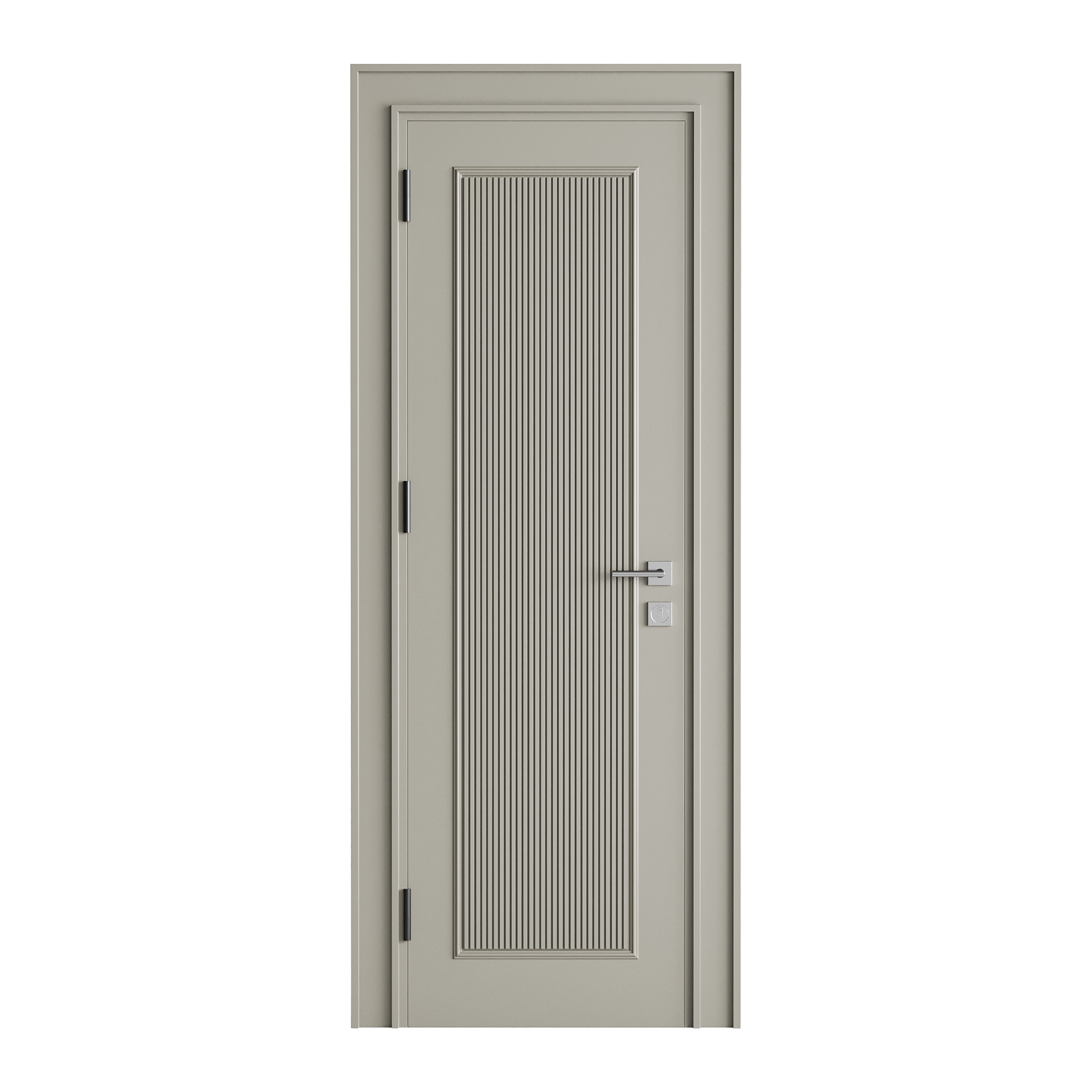 Modern entrance door 13 3D model_3