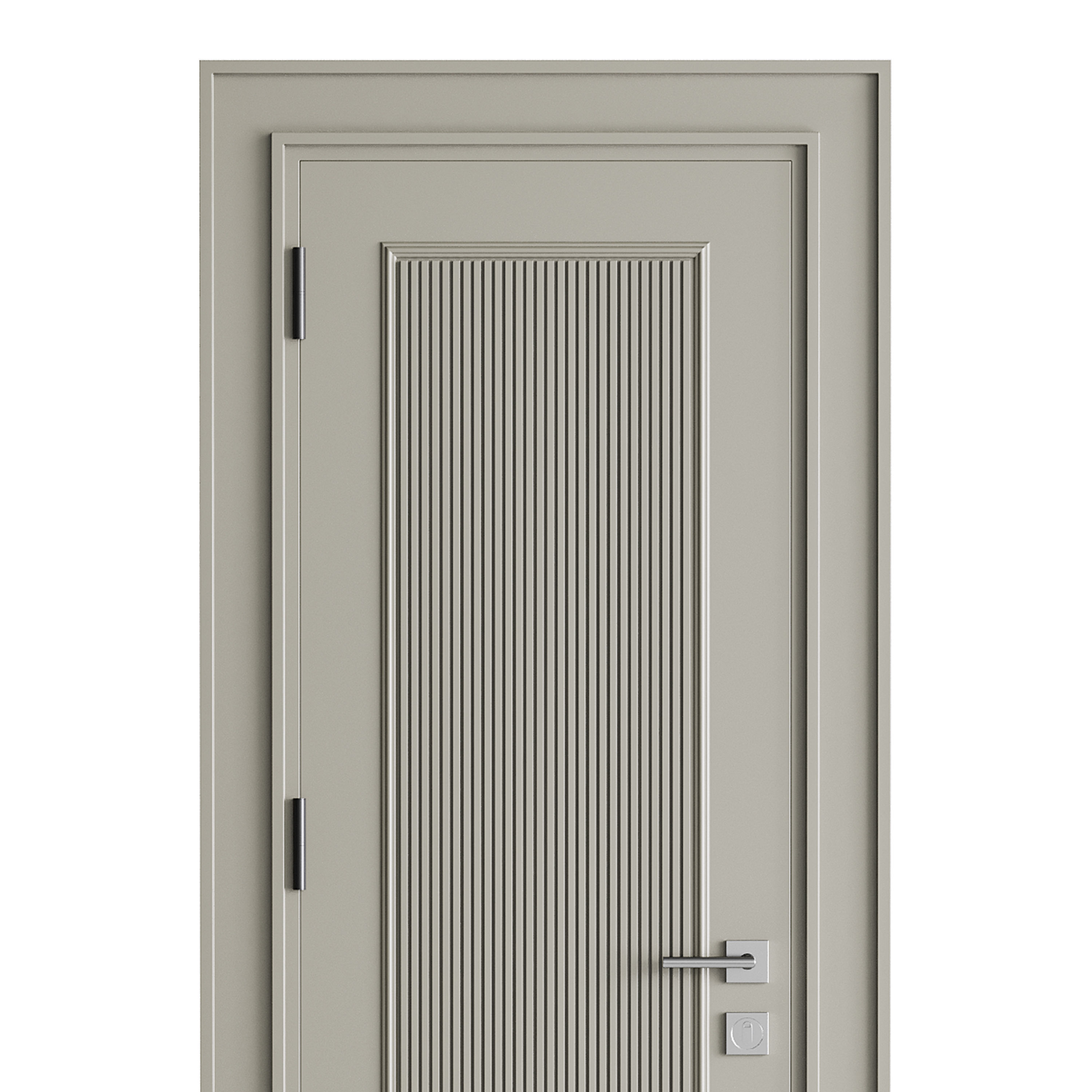 Modern entrance door 13 3D model_12