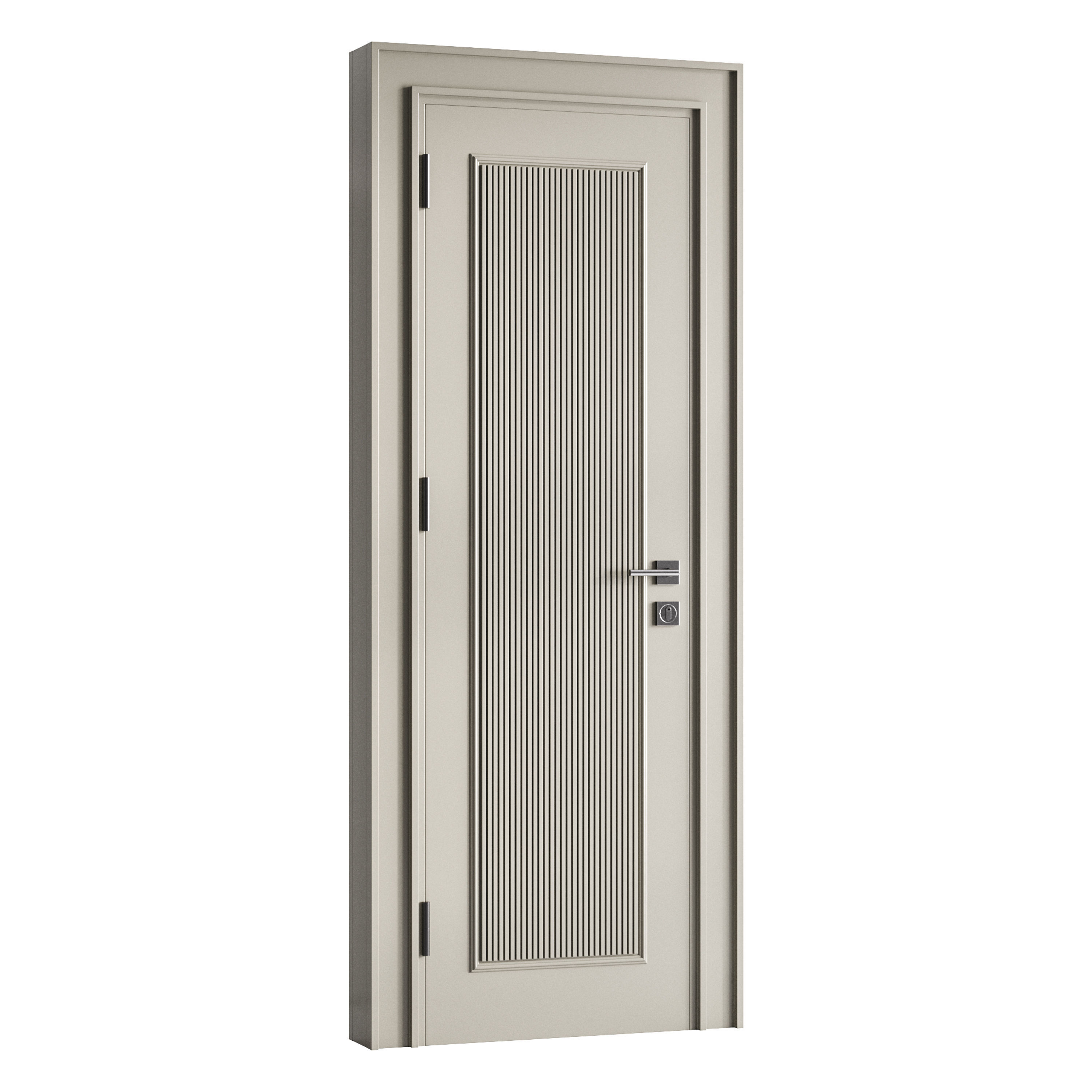 Modern entrance door 13 3D model_8