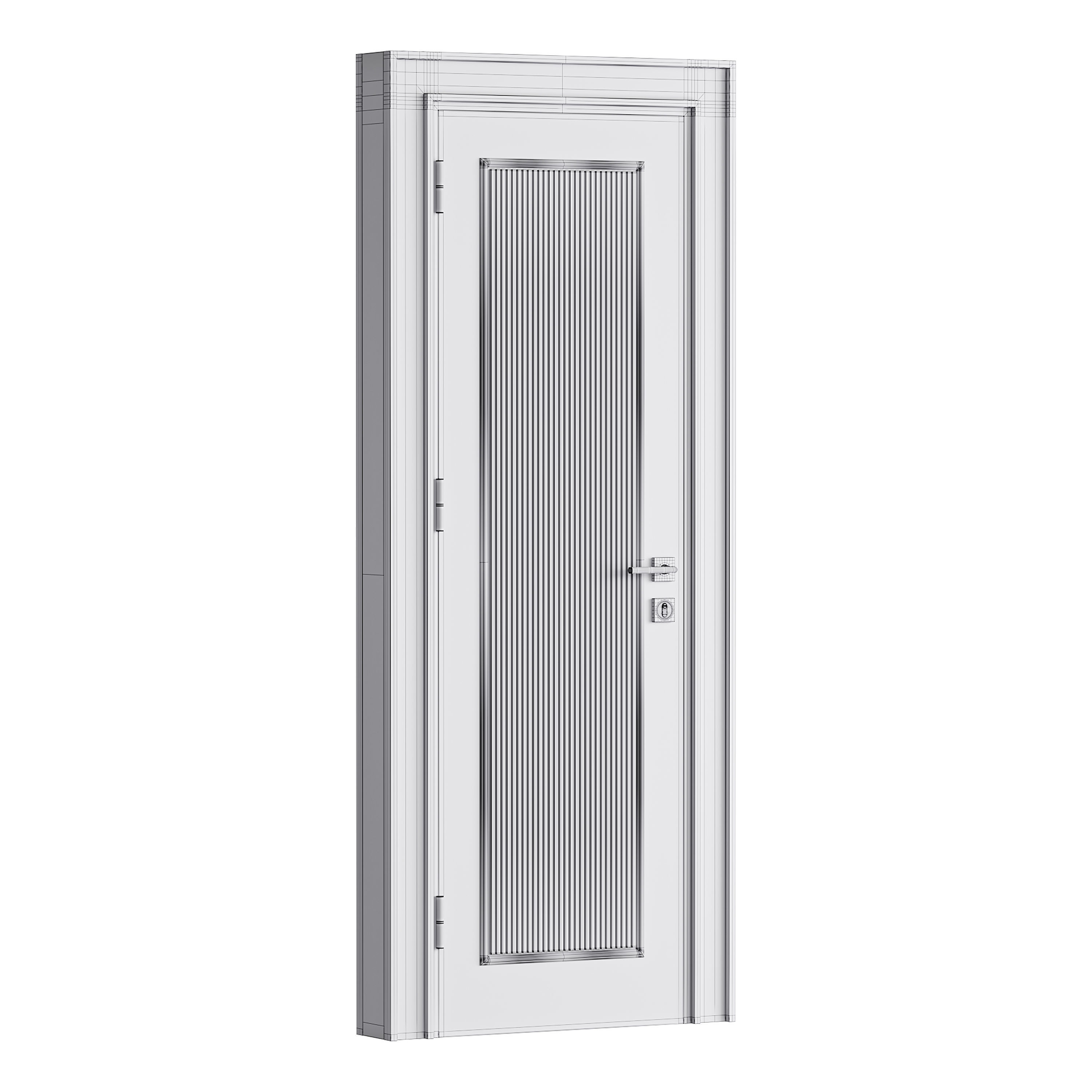 Modern entrance door 13 3D model_13