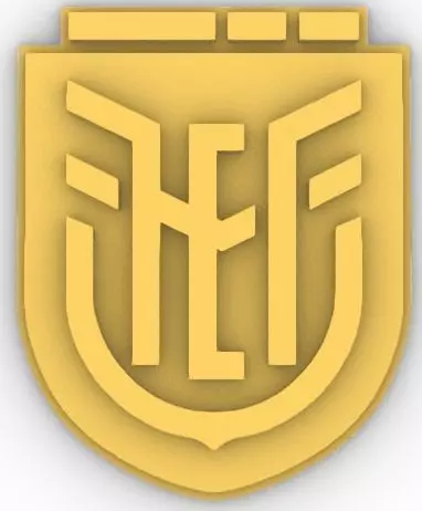 Escudo Federacion Ecuatoriana de Futbol 3D print model