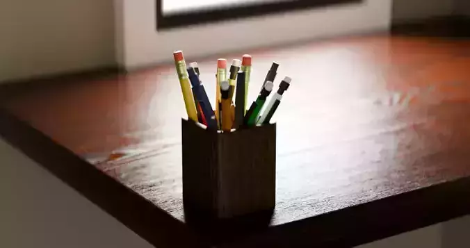Pens Pencils and Pencil Holders