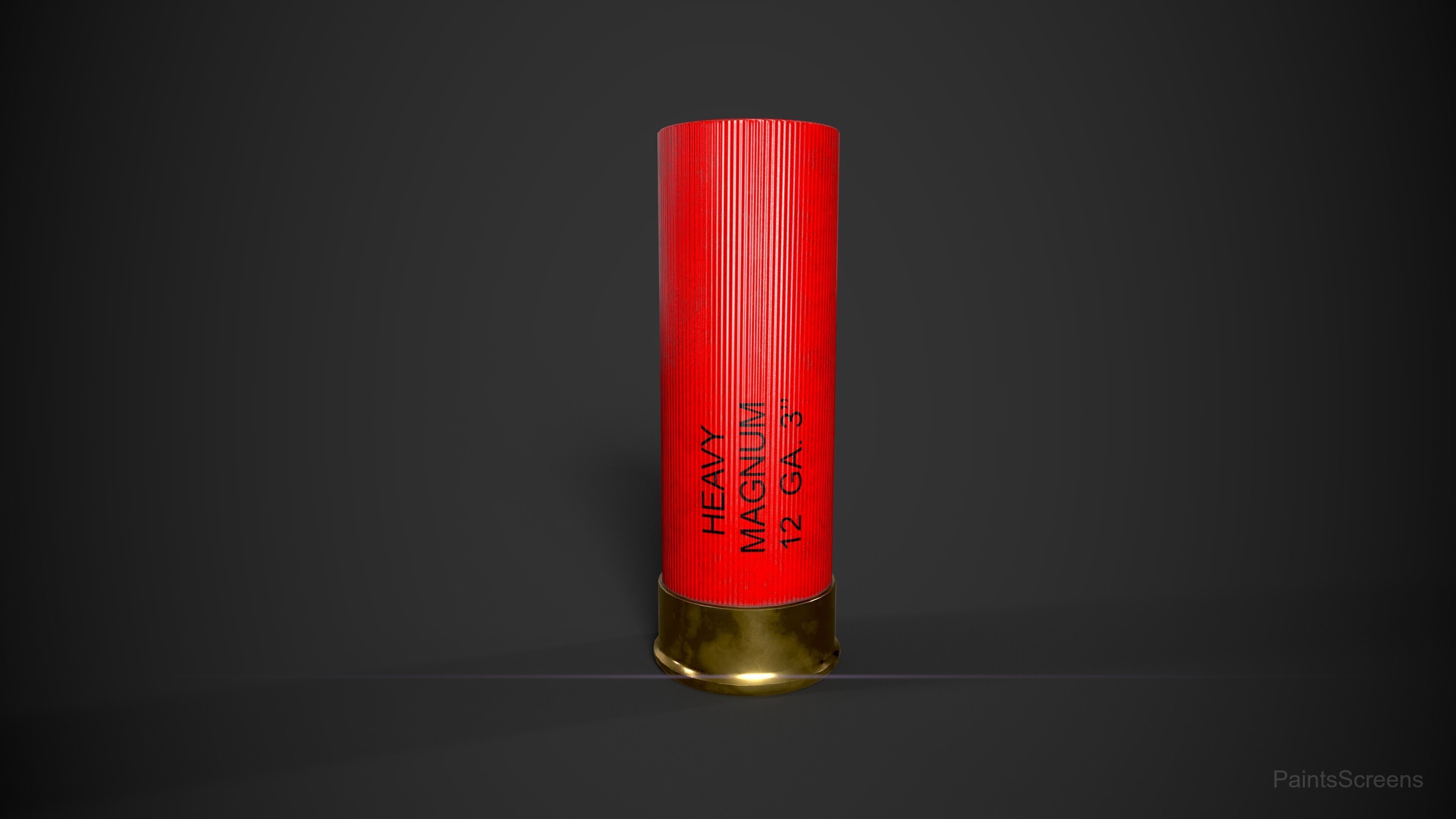 12 Gauge Shotgun Ammo - Game Ready 3D Asset Low-poly 3D model_2