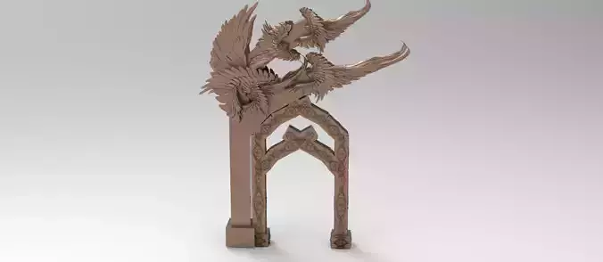 Steampunk Angel arch 1