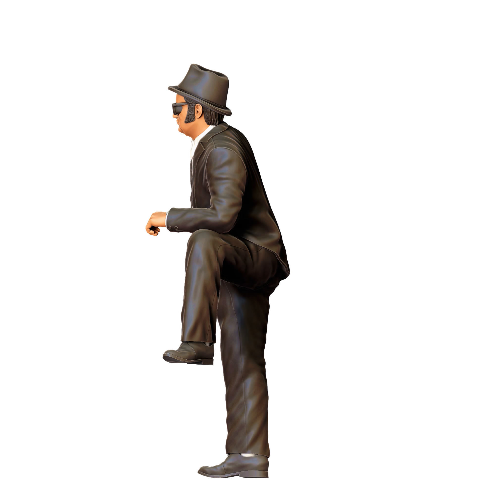 N1 The Blues Brothers Jake Blues 3D print model_17