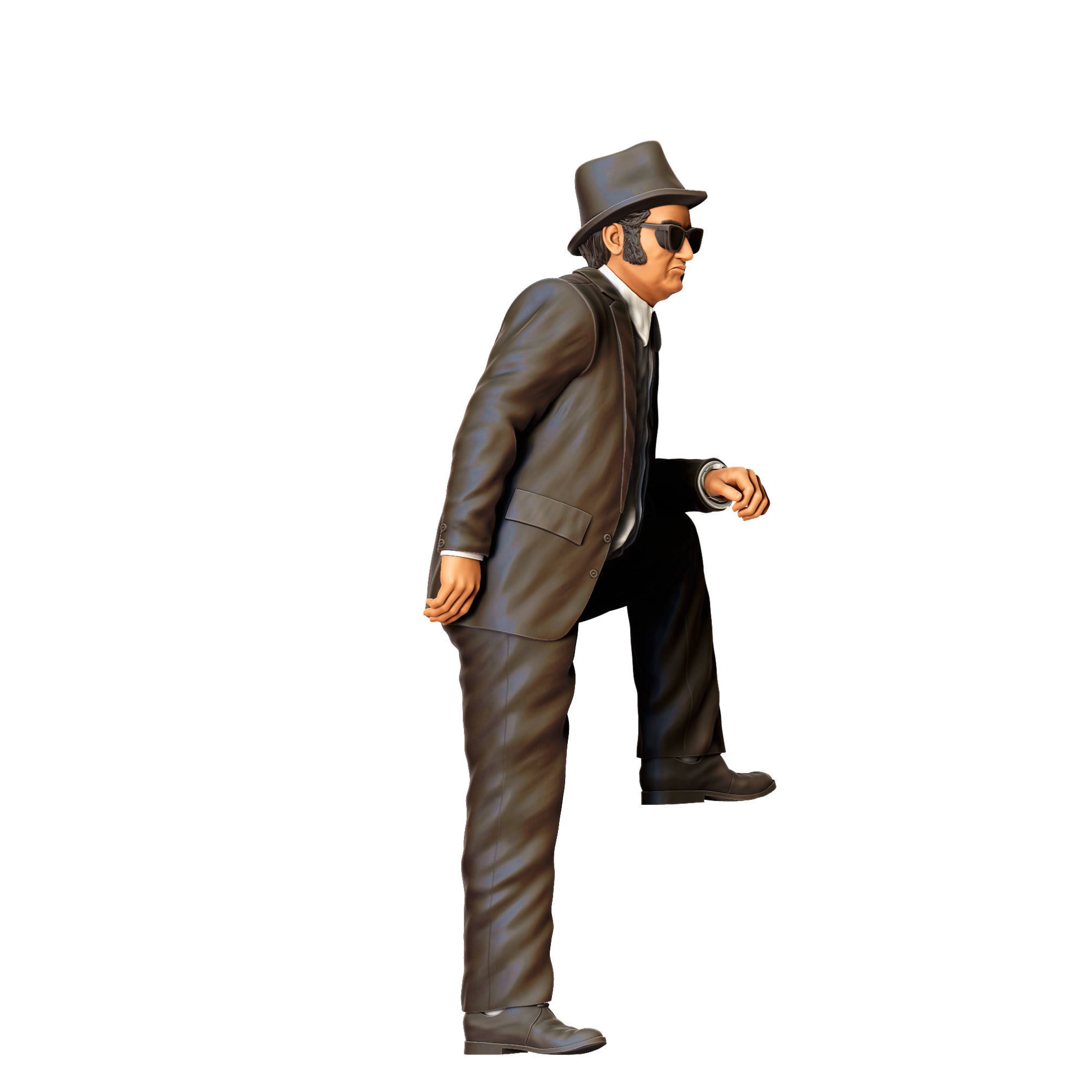 N1 The Blues Brothers Jake Blues 3D print model_4