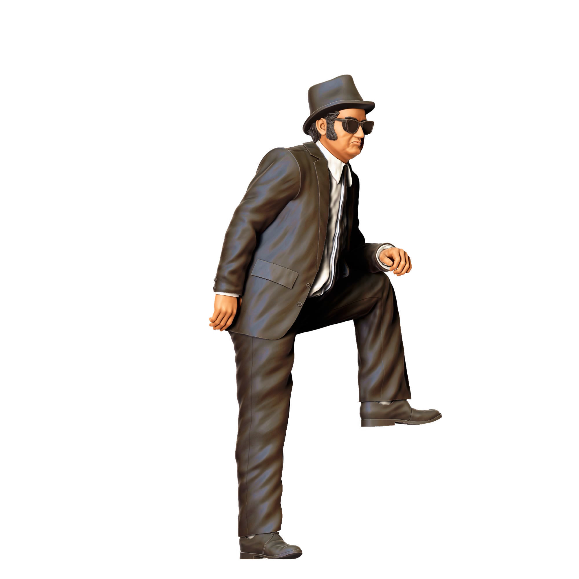 N1 The Blues Brothers Jake Blues 3D print model_3