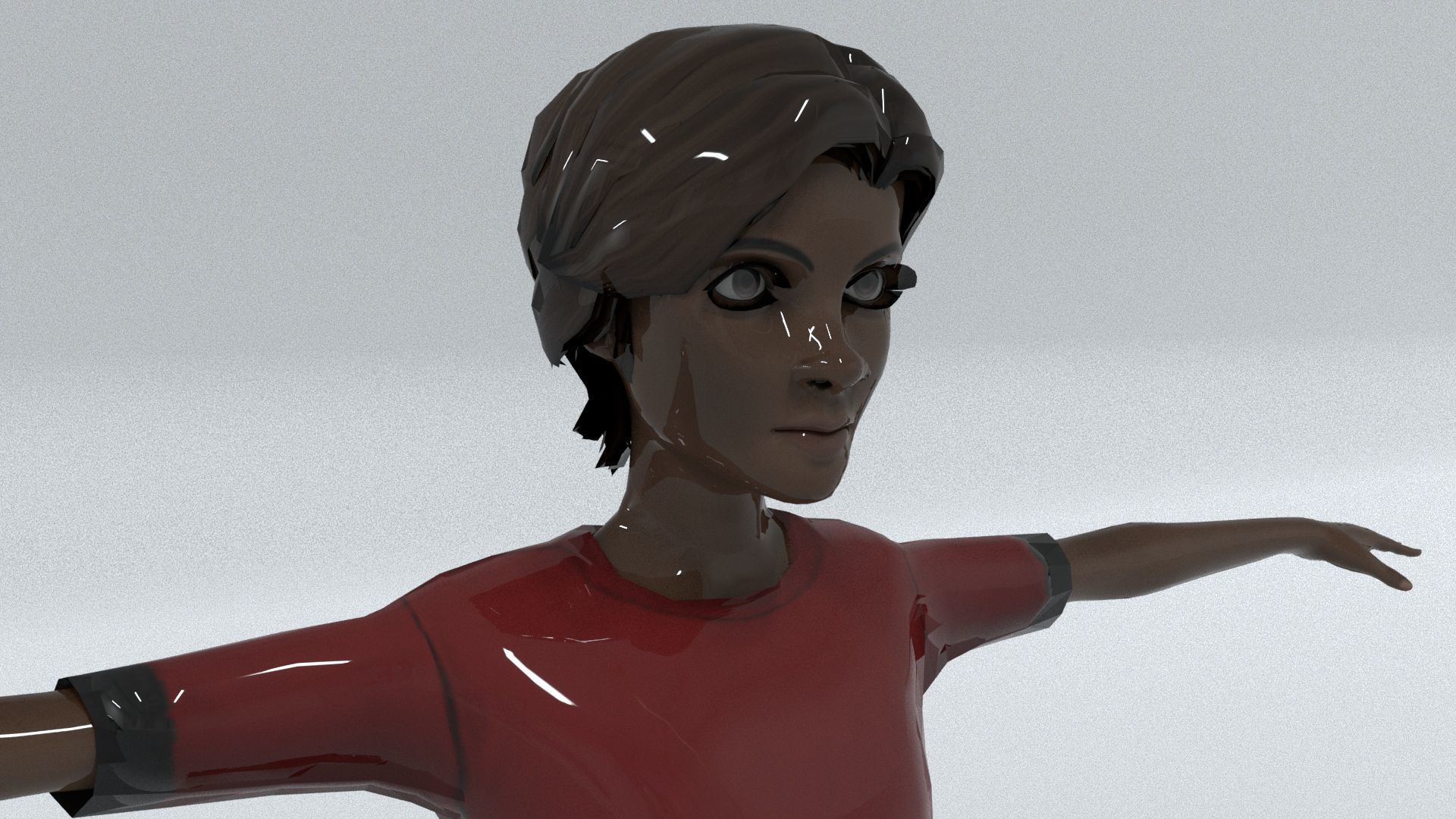 laos Toon Male Teen 2 Low-poly 3D model_4