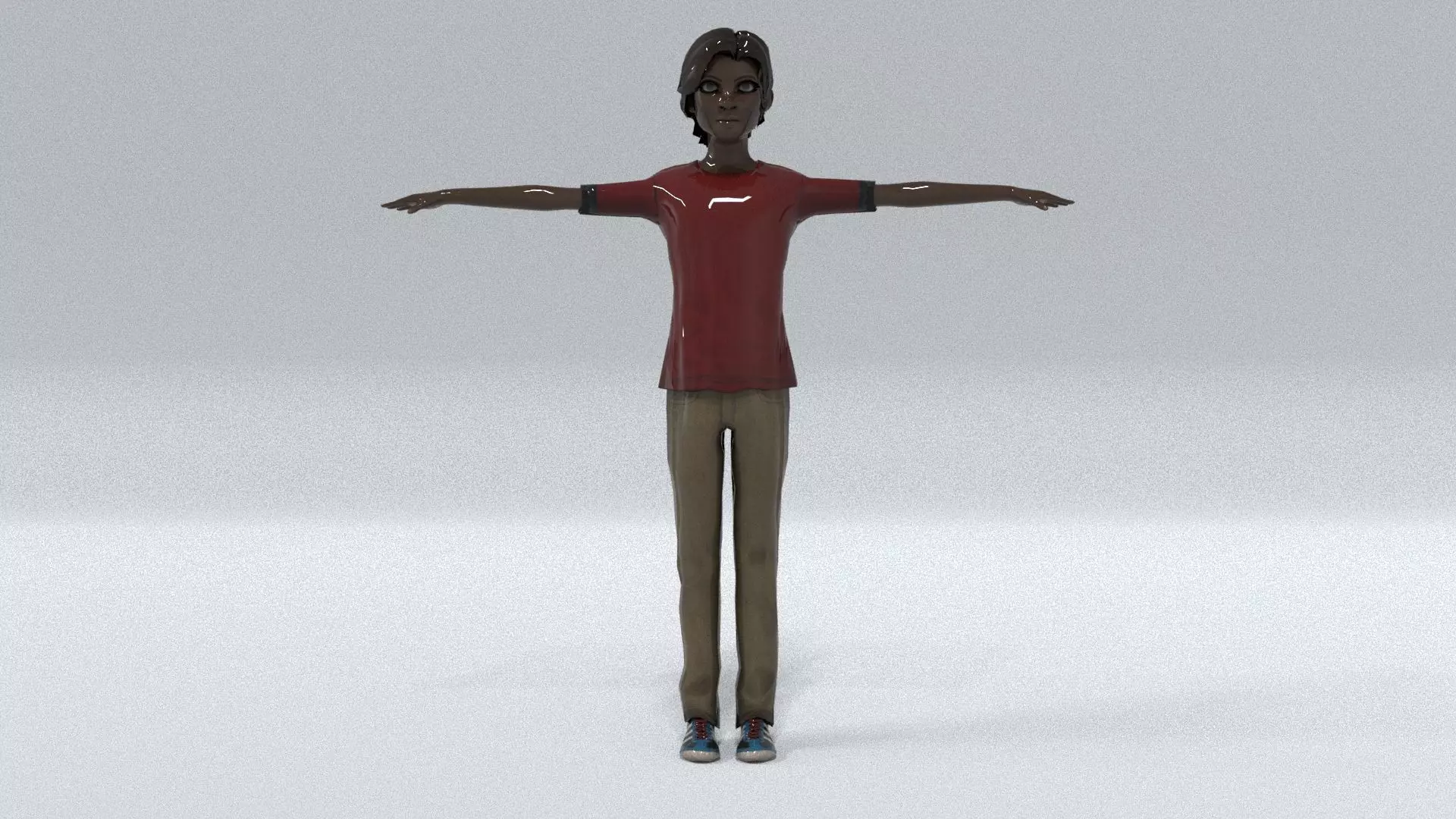 laos Toon Male Teen 2 Low-poly 3D model_0
