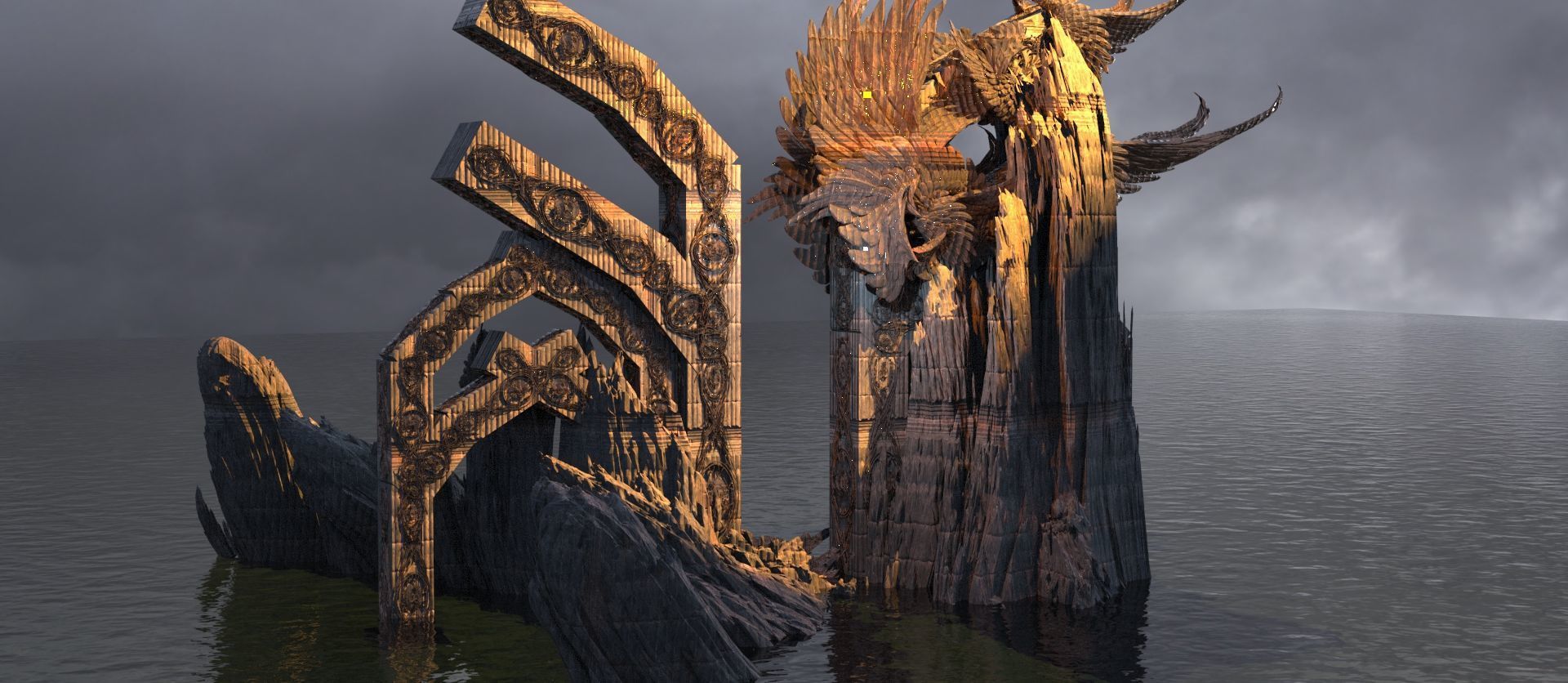 Gabriel Rock 3D model_1