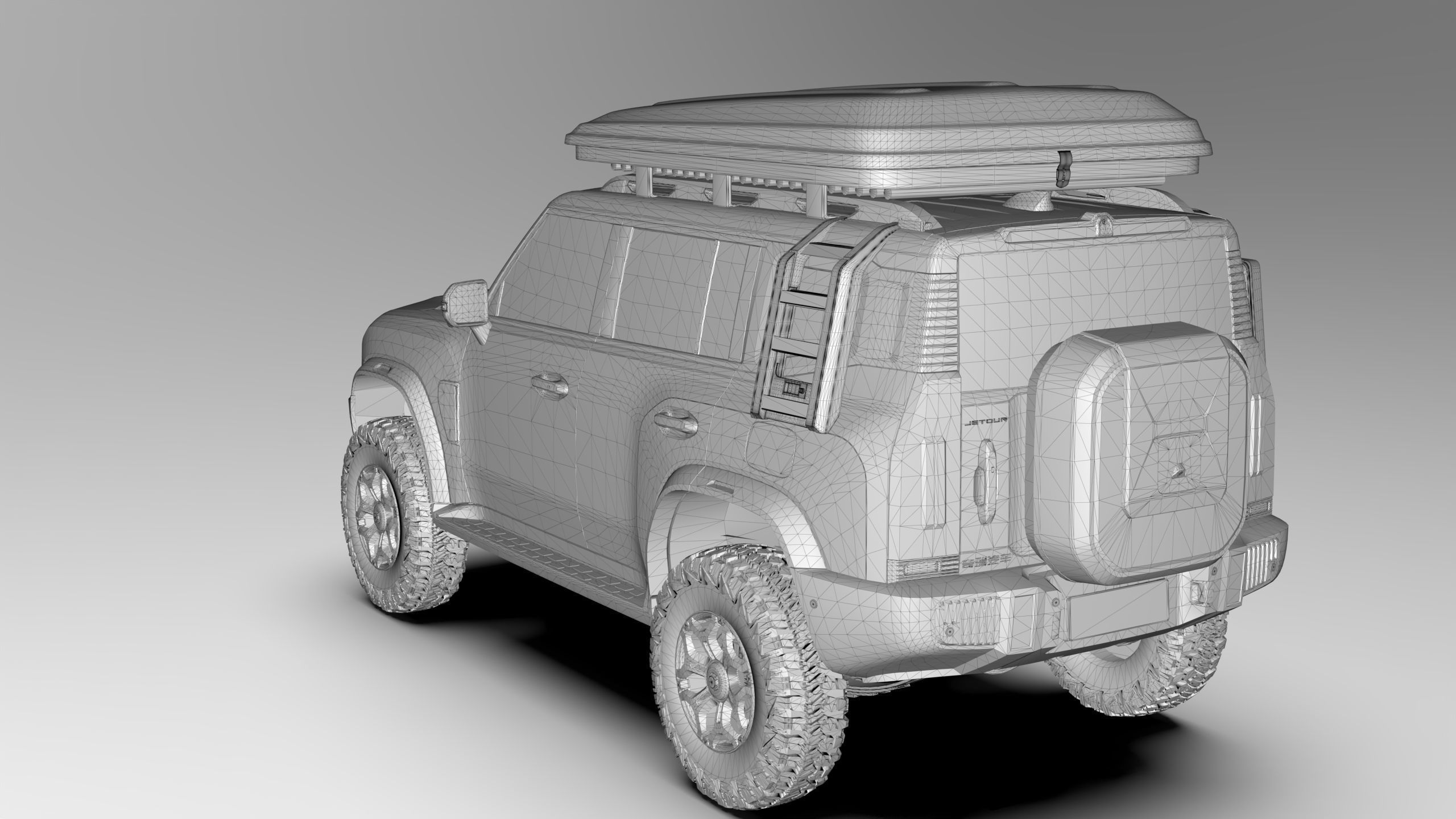 Chery Jetour 2024 3D model_11