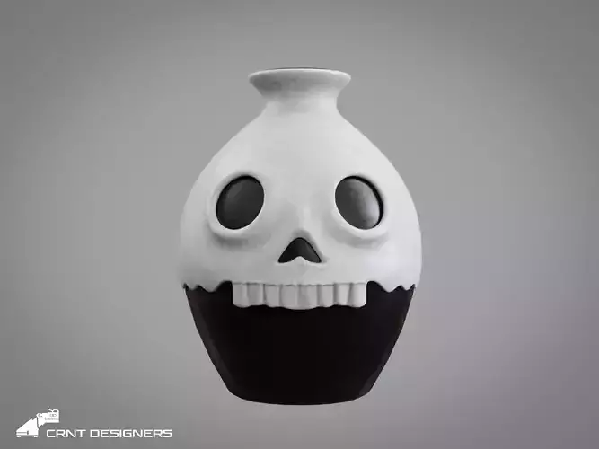 Halloween Skull Bottle