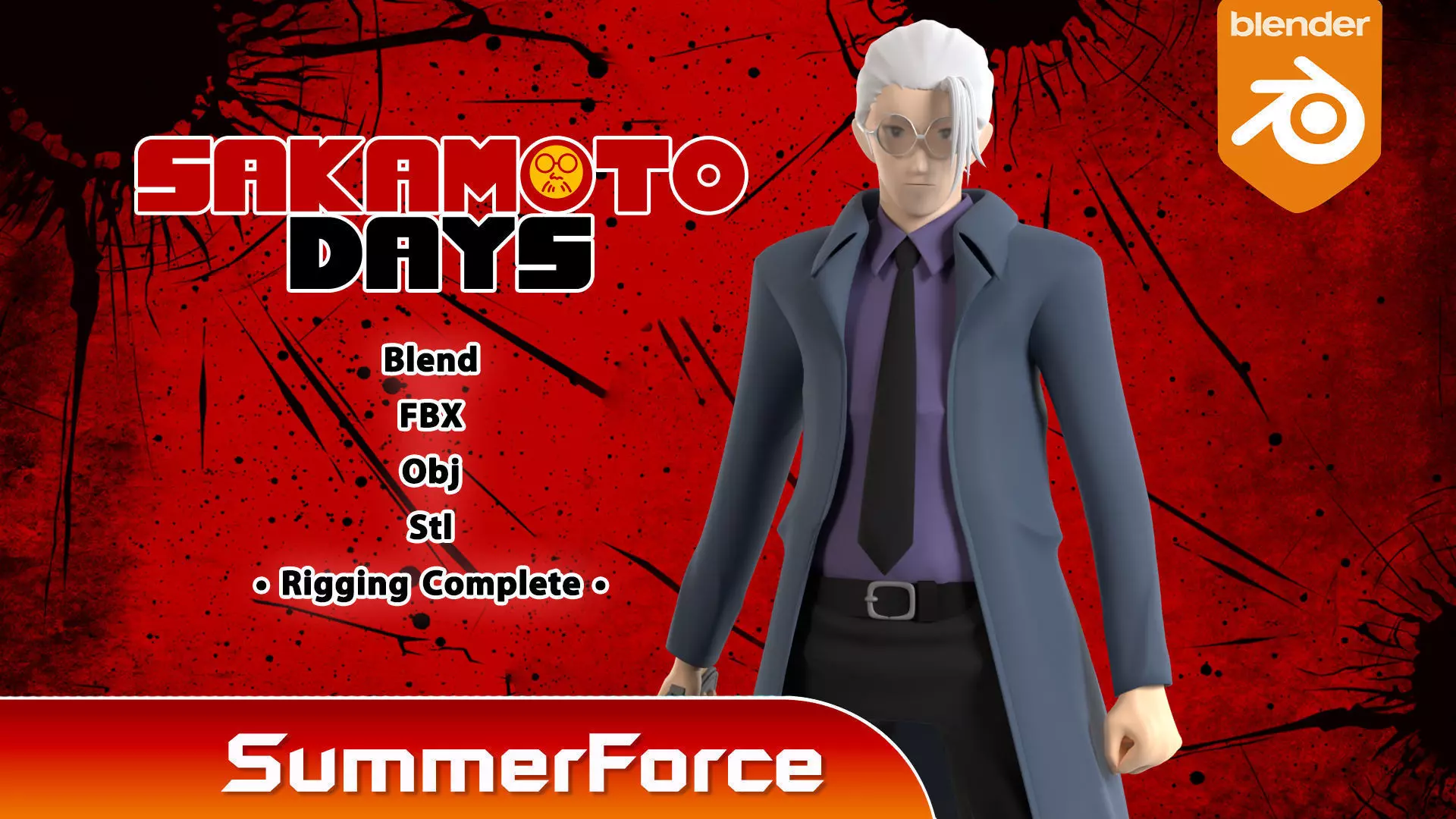 Taro Sakamoto - Sakamoto Days 3D model_0