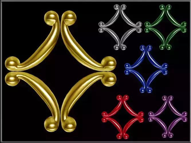 Elegant Curved Ornament