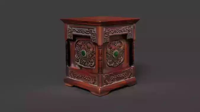 chinese wood carving cabinet  