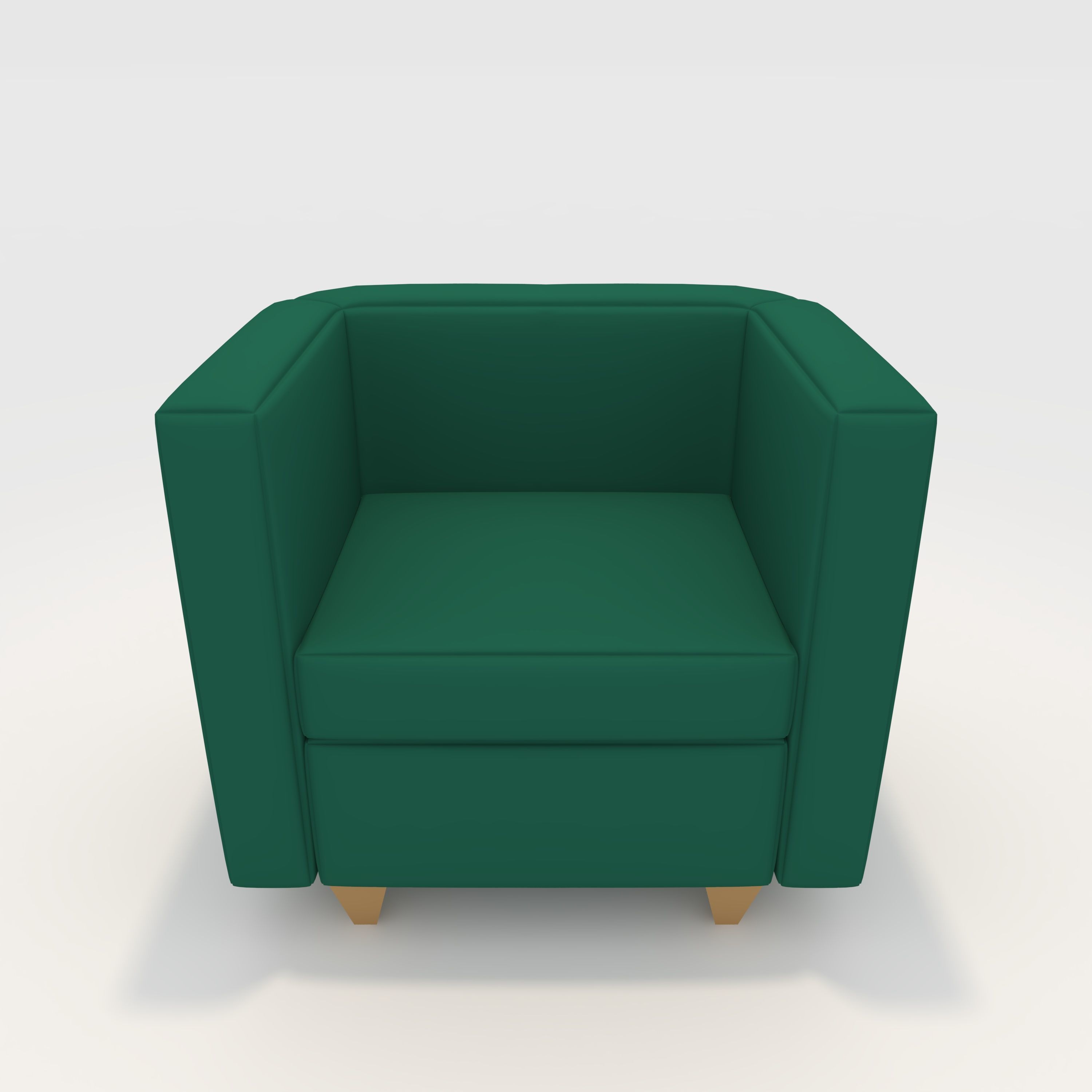 Sofa 1 Seater 4 3D model_2