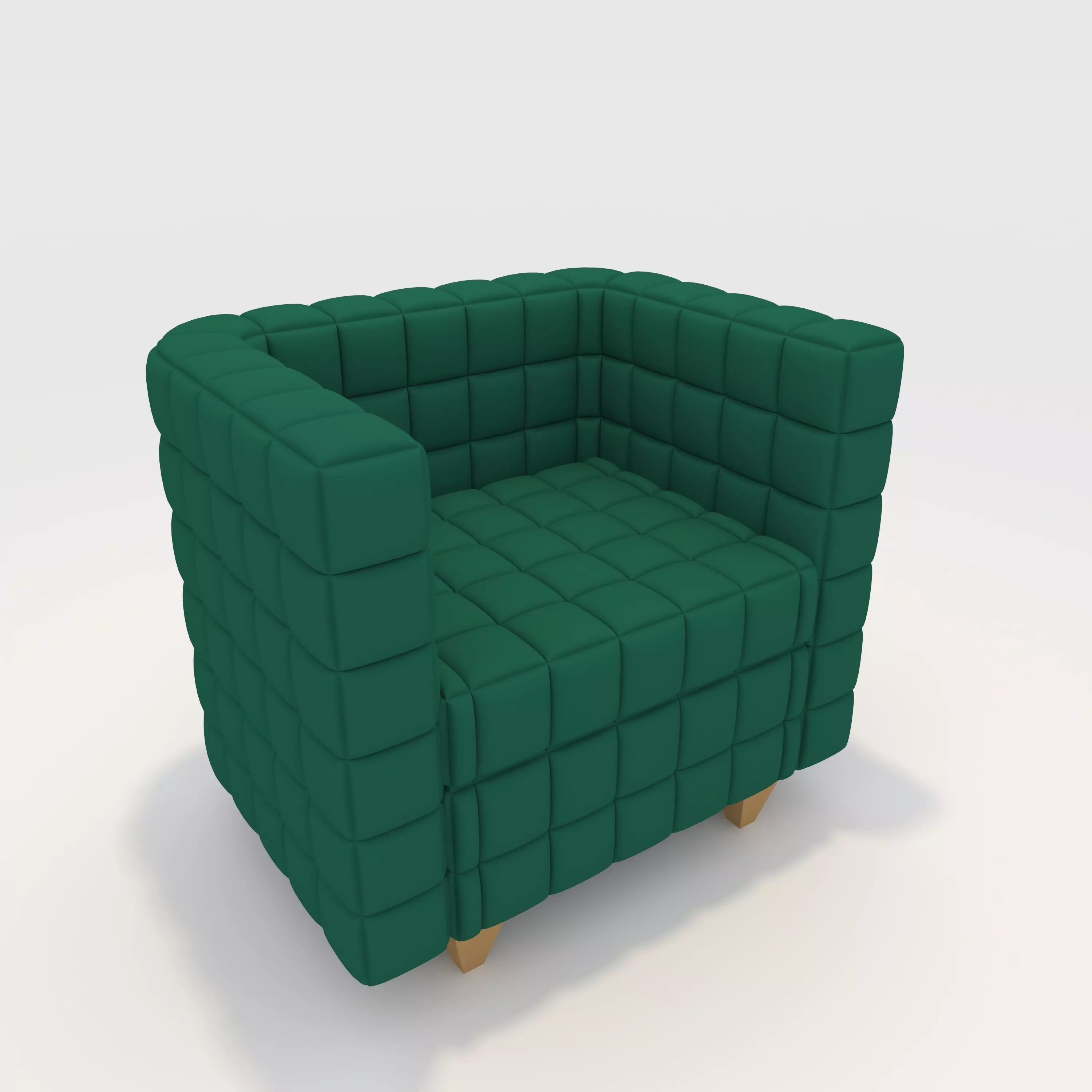 Sofa 1 Seater 7 3D model_0