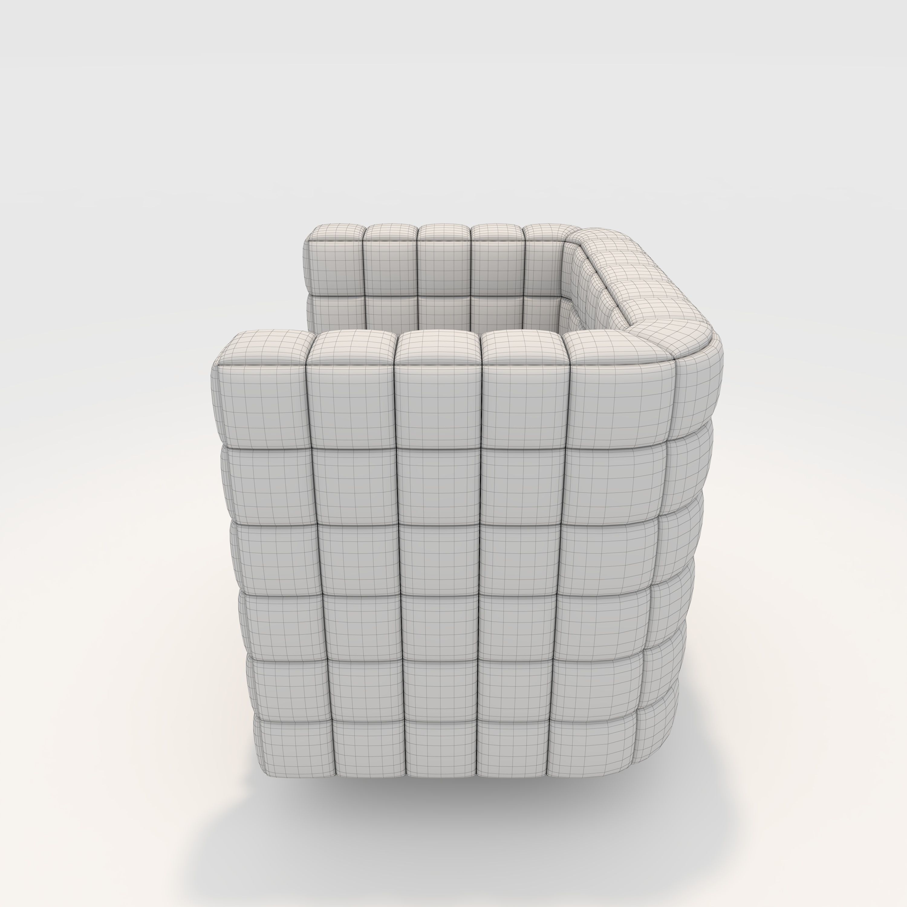 Sofa 1 Seater 7 3D model_5
