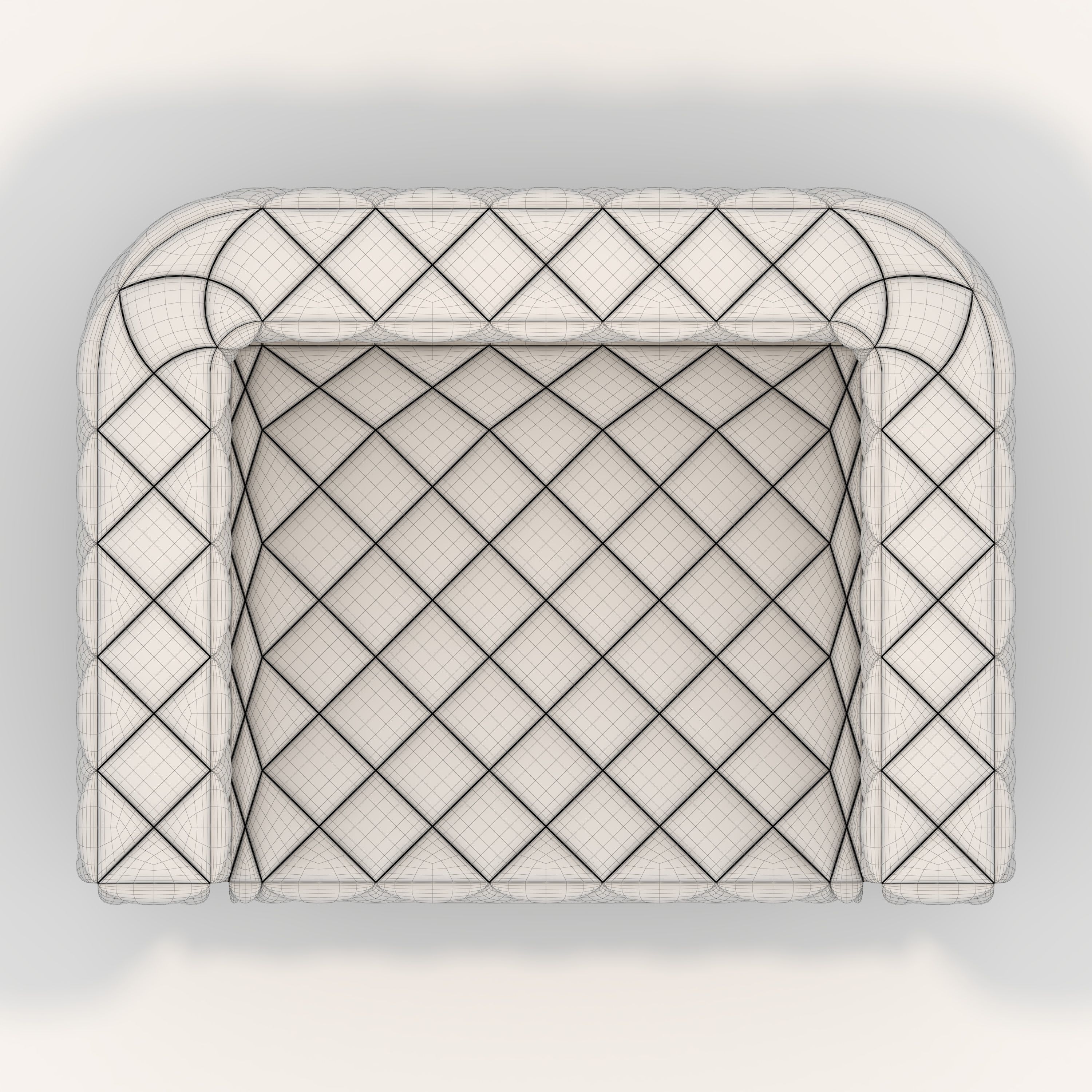 Sofa 1 Seater 9 3D model_13