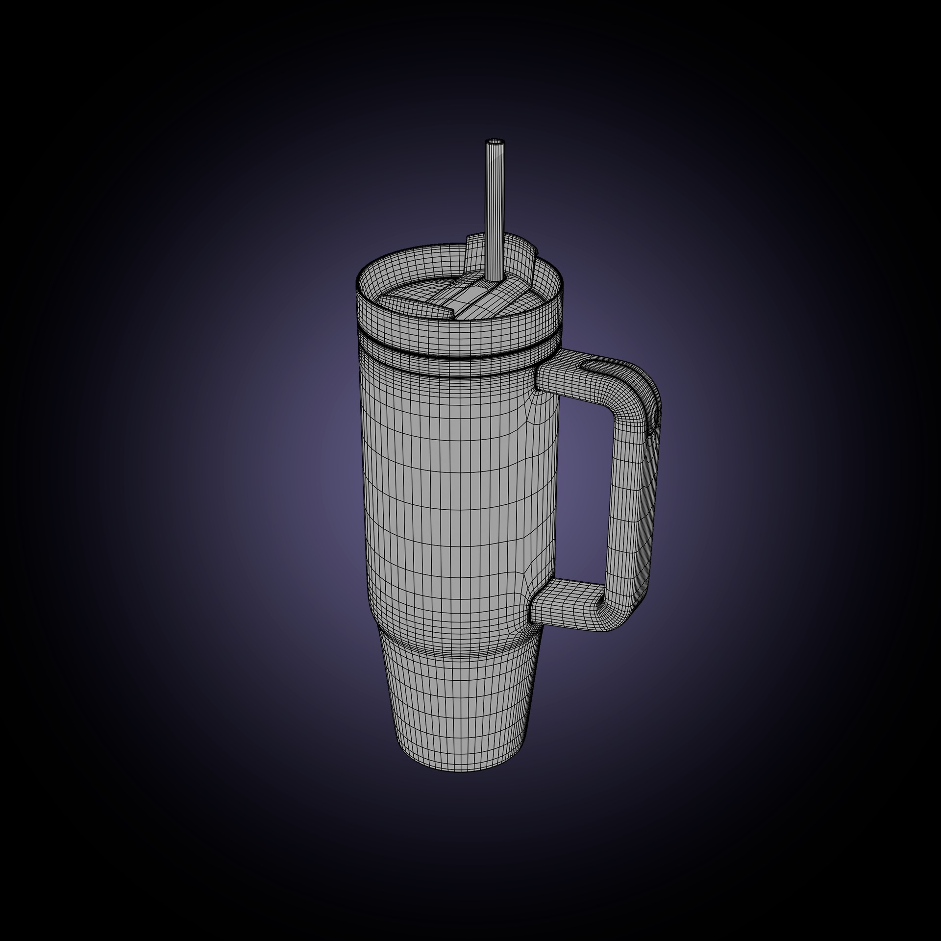Stanley Quencher 3D model_5