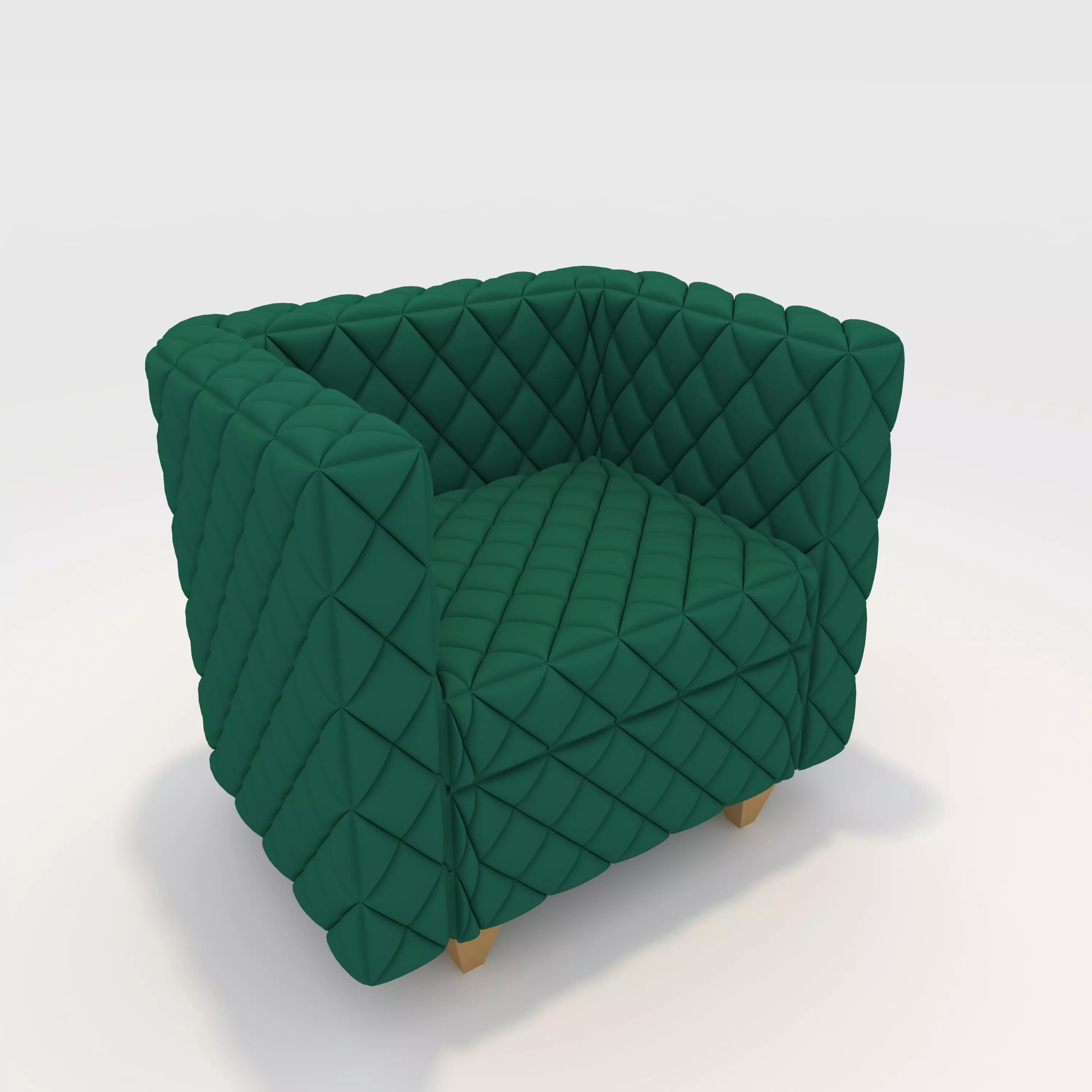 Sofa 1 Seater 10 3D model_0