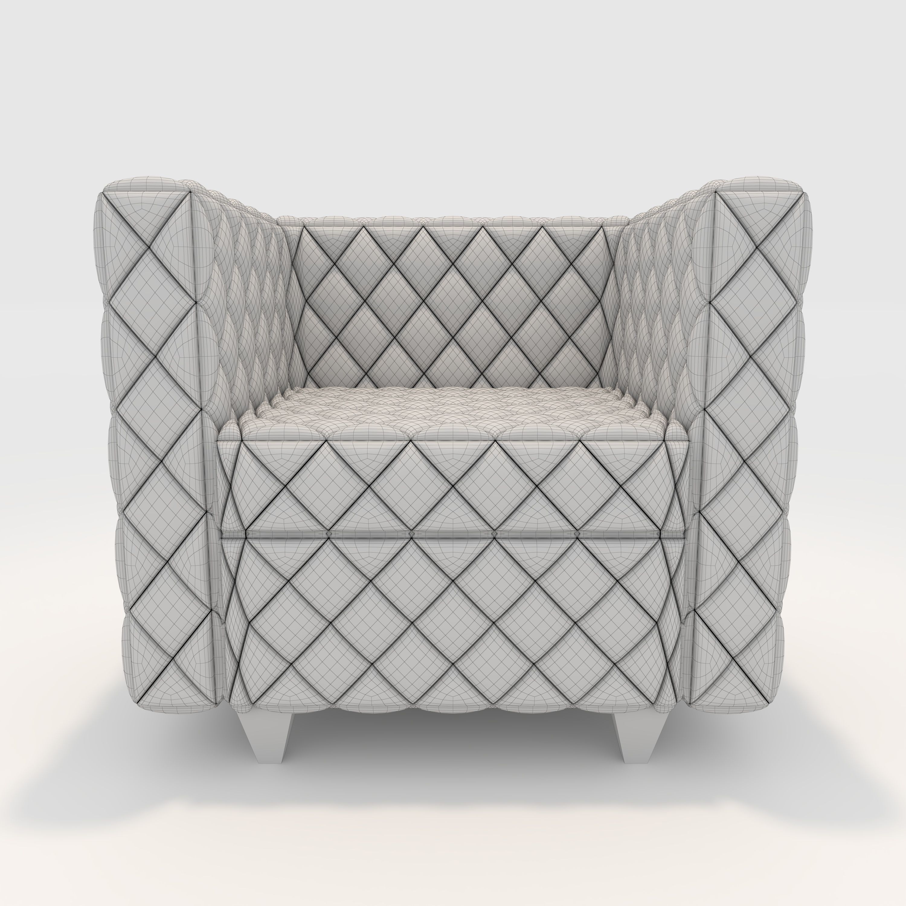 Sofa 1 Seater 10 3D model_9