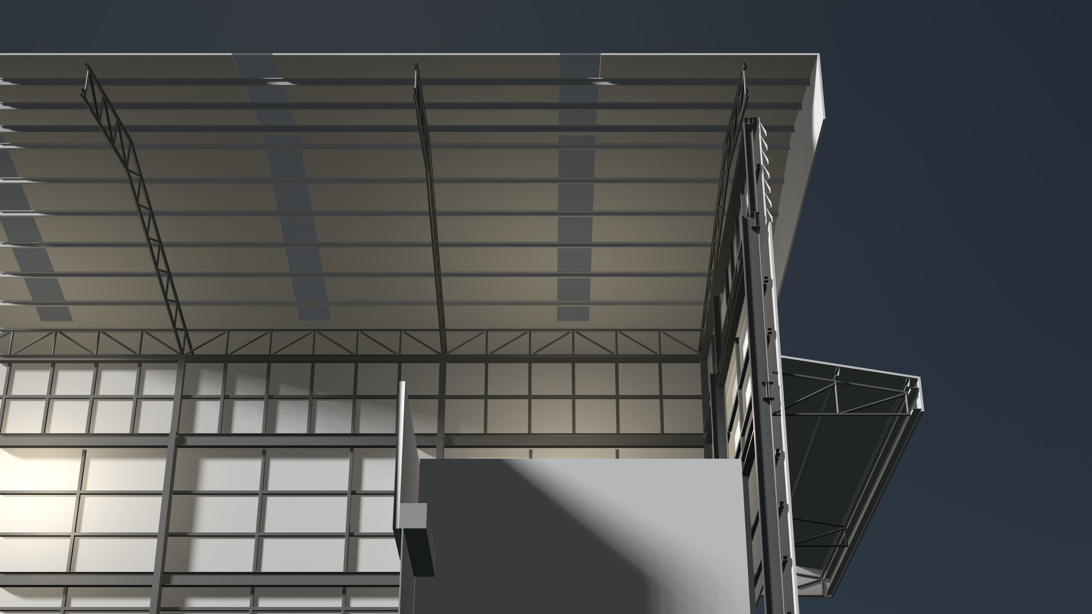 Warehouse in section cut 24i18 3D model_3