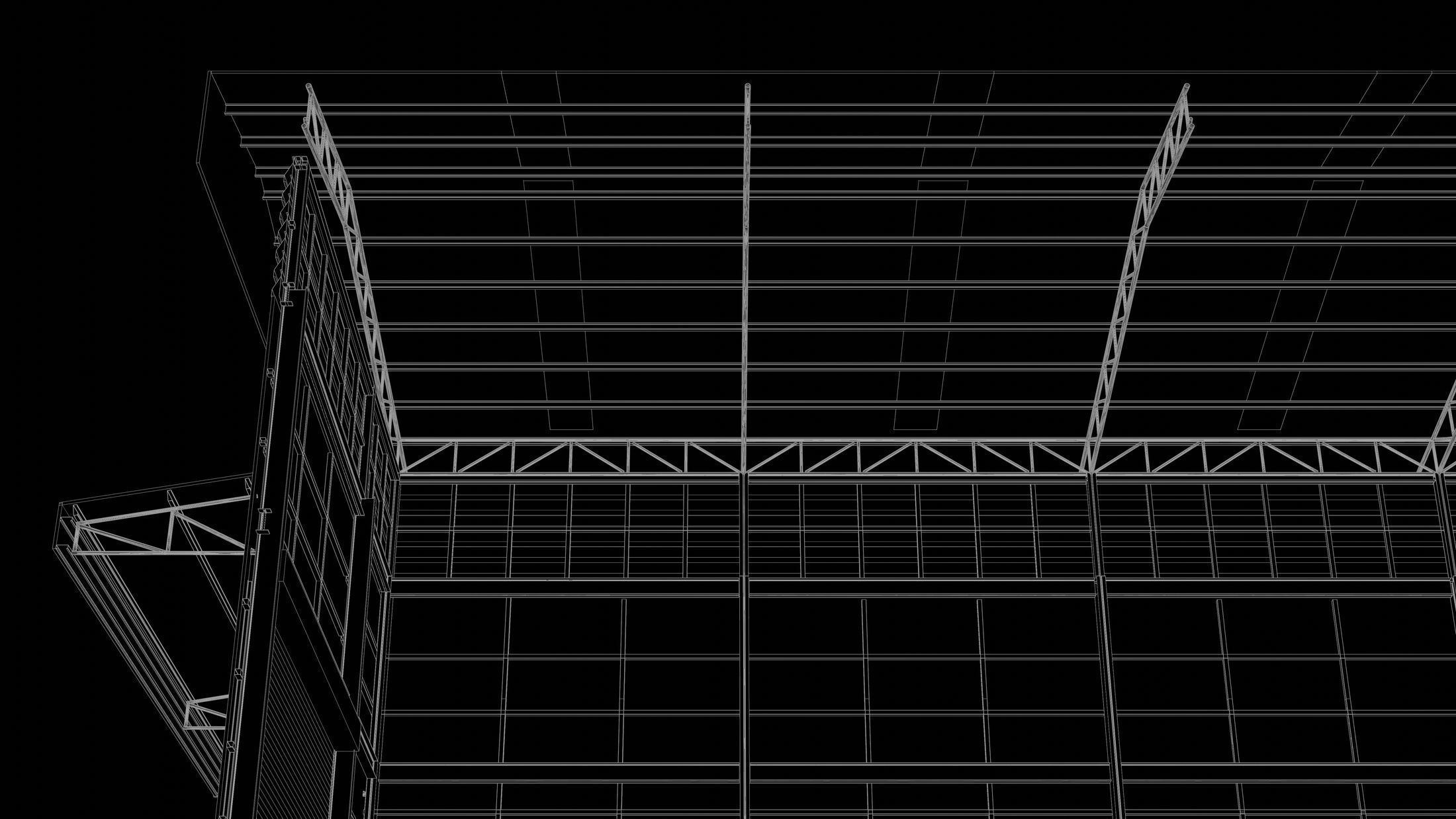 Warehouse in section cut 24i18 3D model_9