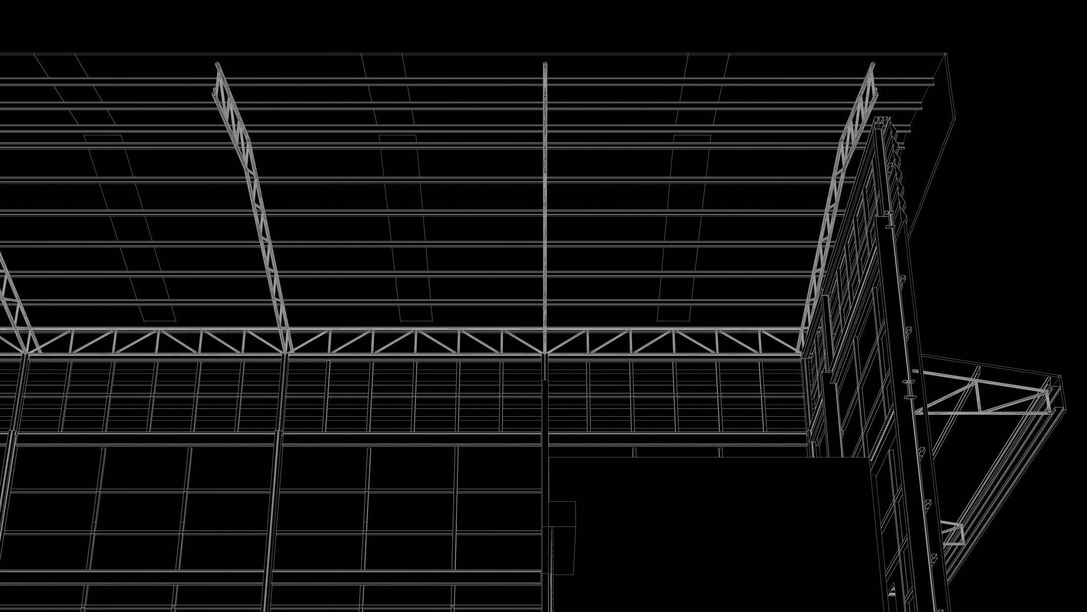 Warehouse in section cut 24i18 3D model_8