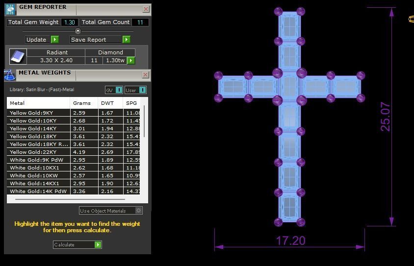Cross Pendant 3D print model_2