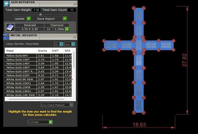 Cross Pendant 3D print model_2
