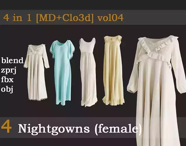 4 Nightgowns vol04