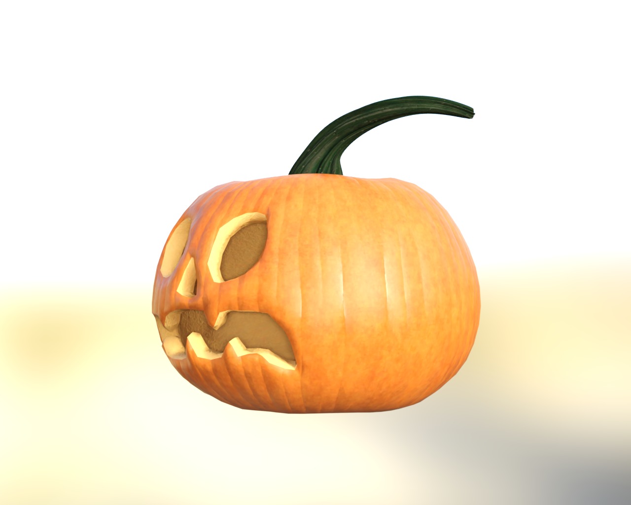 Halloween Pumpkin Pack Low-poly 3D model_16