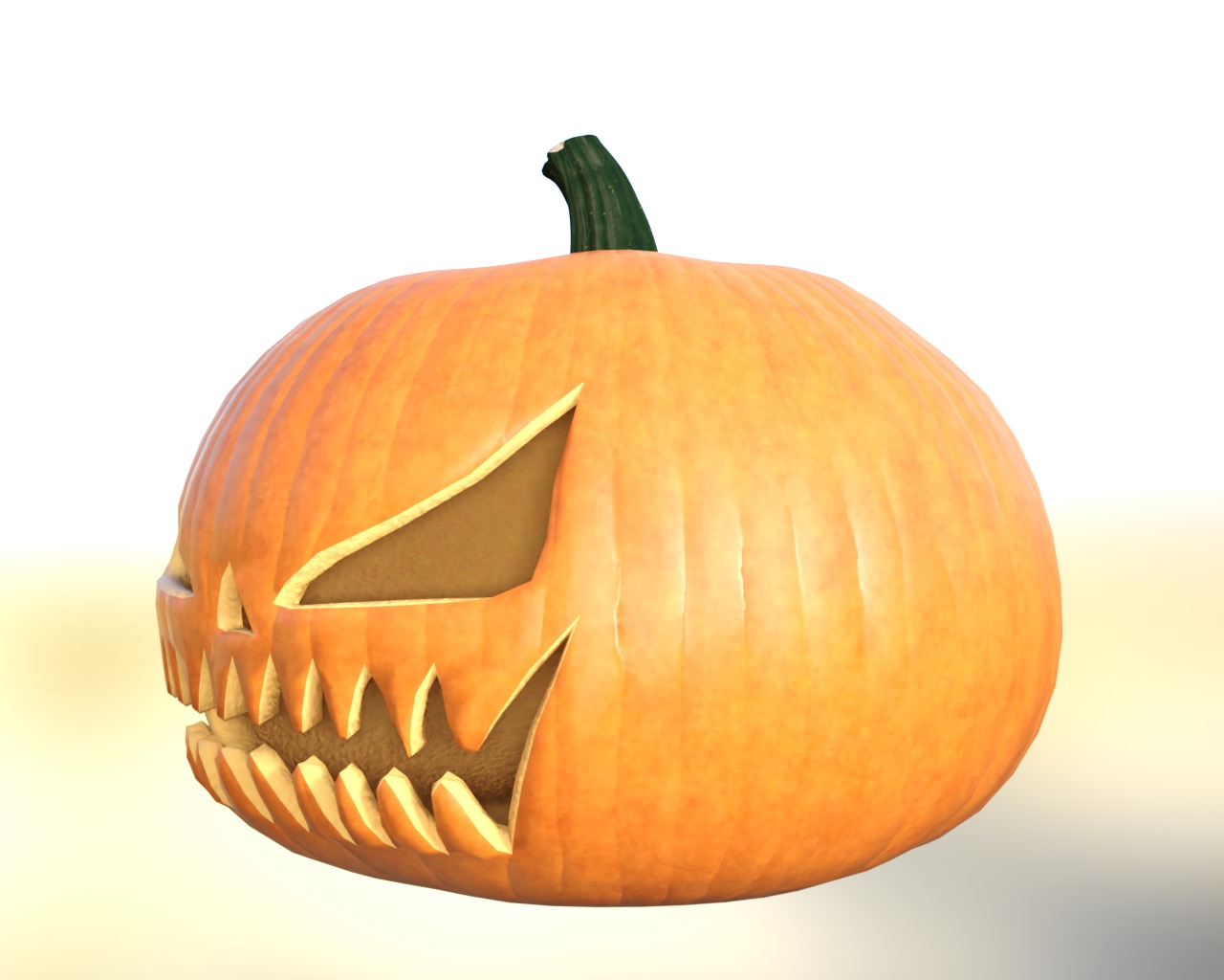 Halloween Pumpkin Pack Low-poly 3D model_13
