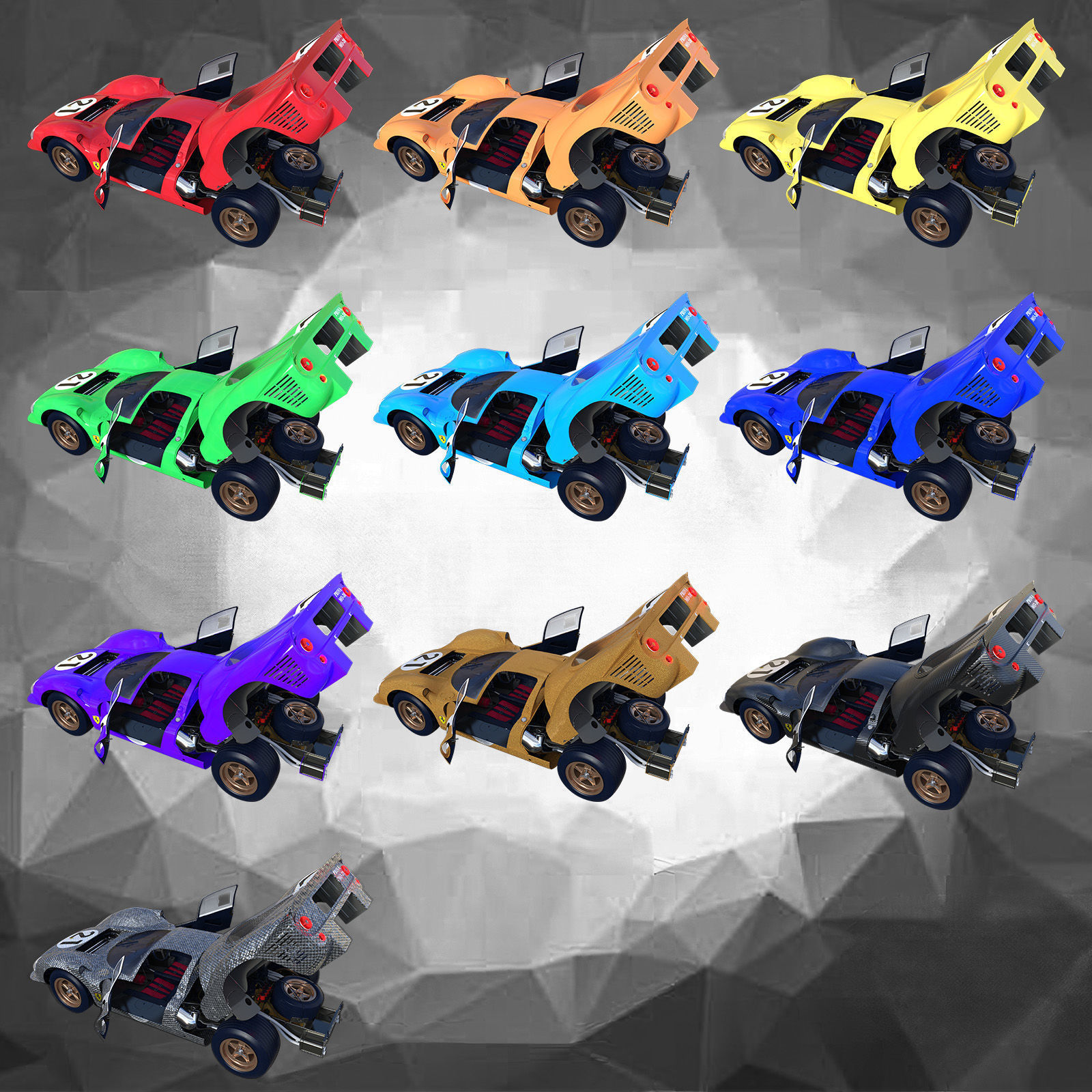 Fantasy S Dimension Car003 3D model_6