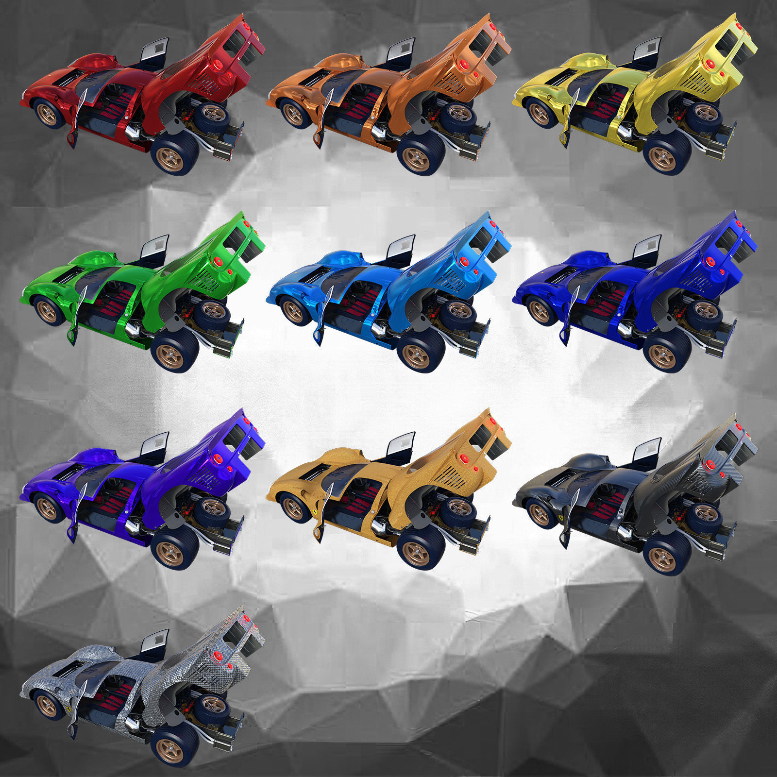 Fantasy S Dimension Car003 3D model_5