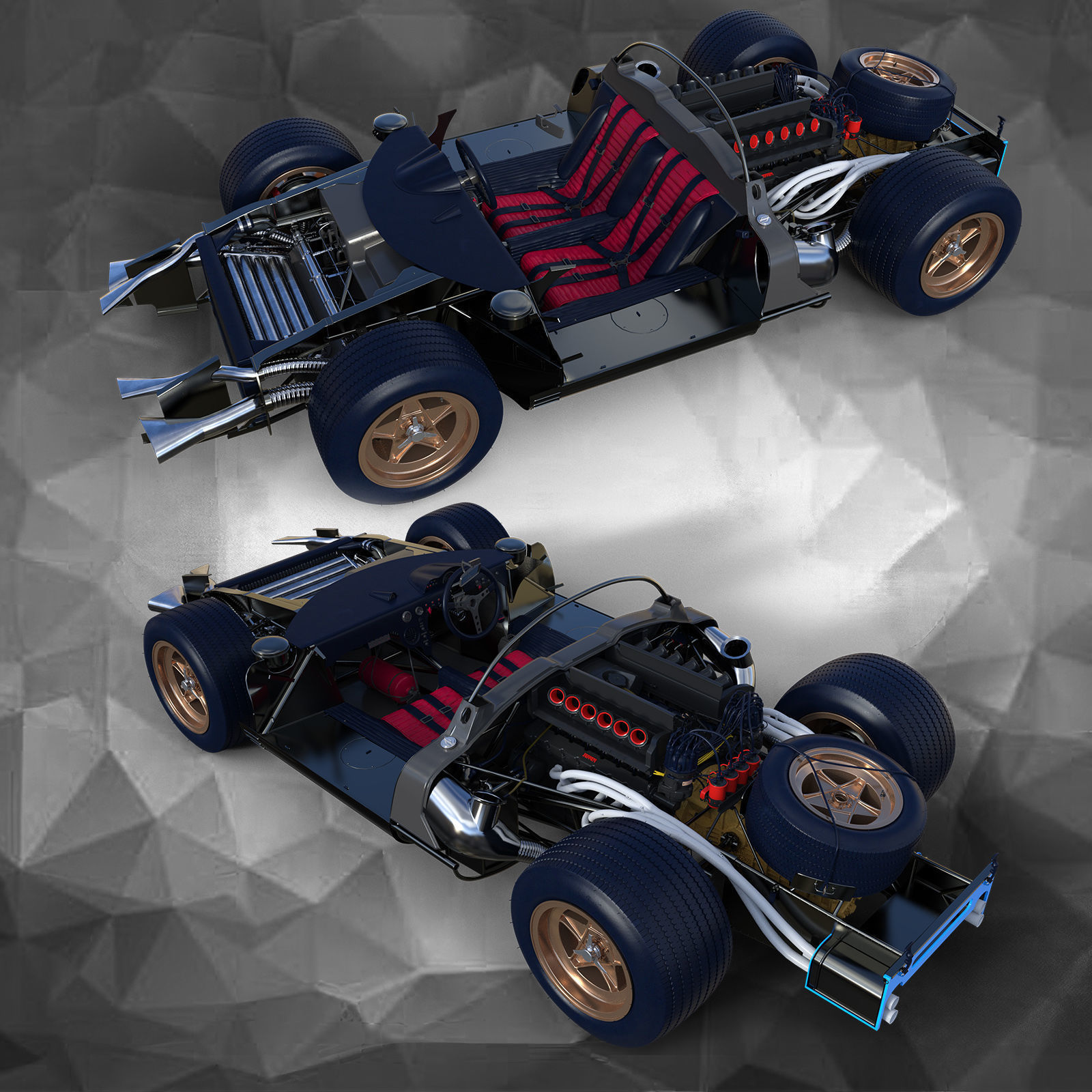 Fantasy S Dimension Car003 3D model_9