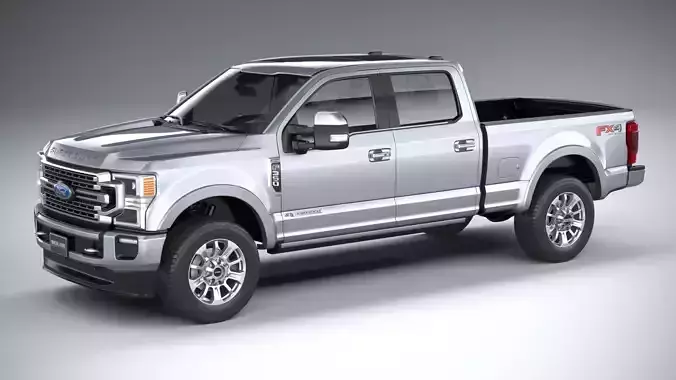 F350 Superduty Limited Edition 2022 3D model